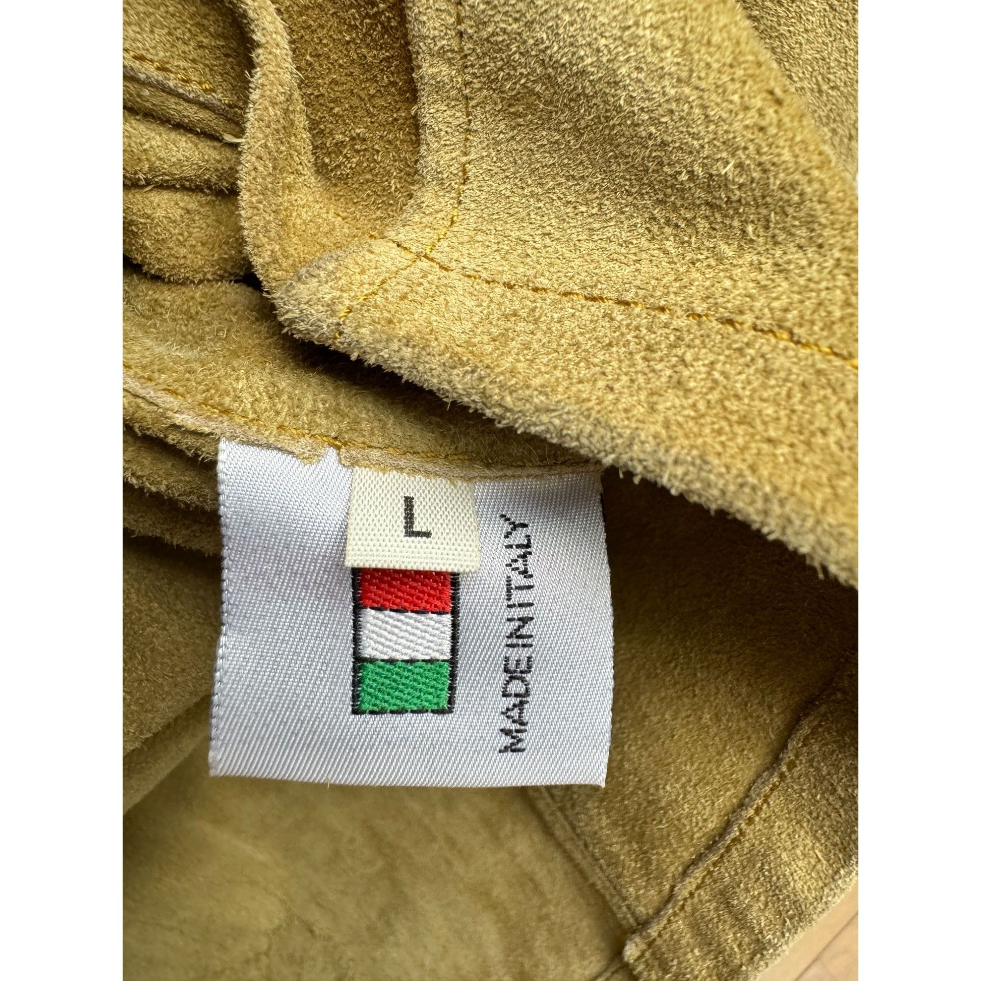 Helmut Lang SS 1997 Beige Suede Jacket Size US M / EU 48-50 / 2 - 8 Thumbnail