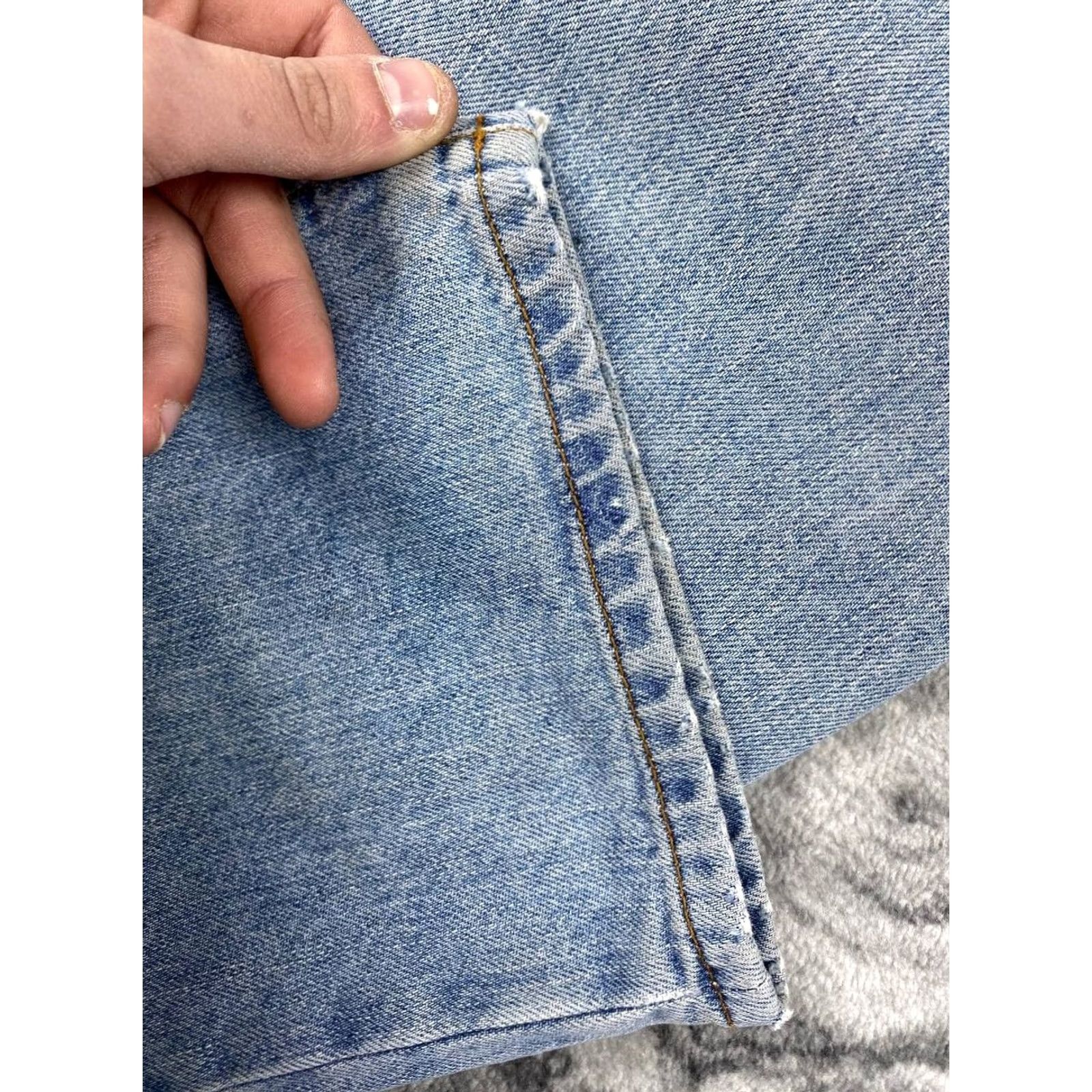 Stone Island VINTAGE Stone Island Denim Jeans 90s Men Size 33 Blue Stone Island Jeans Denim 5-Pocket Men Size US 33 - 3 Thumbnail