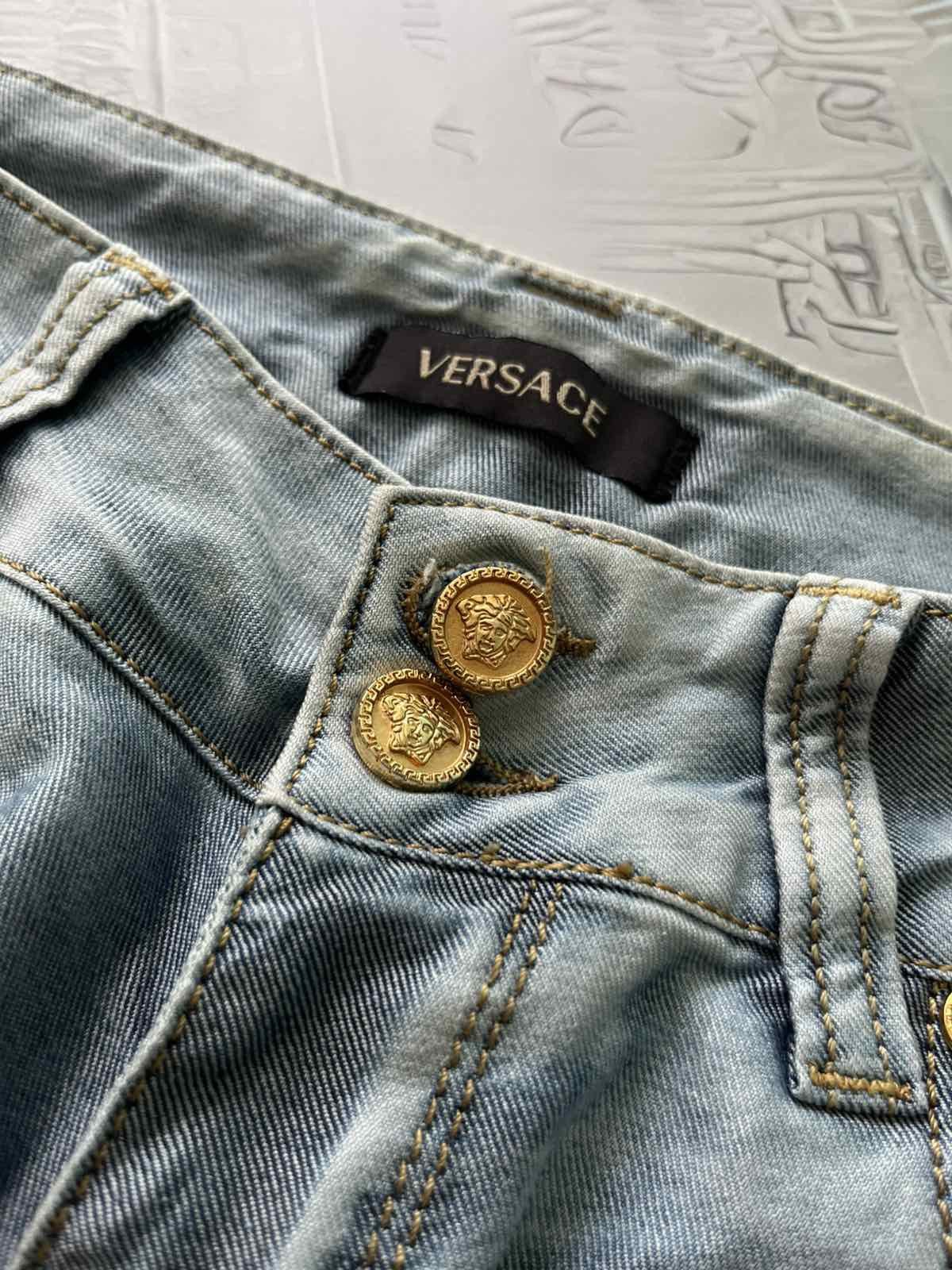 Versace Versace Luxury Vintage Jeans Denim Blue Size 27" / US 4 / IT 40 - 4 Thumbnail