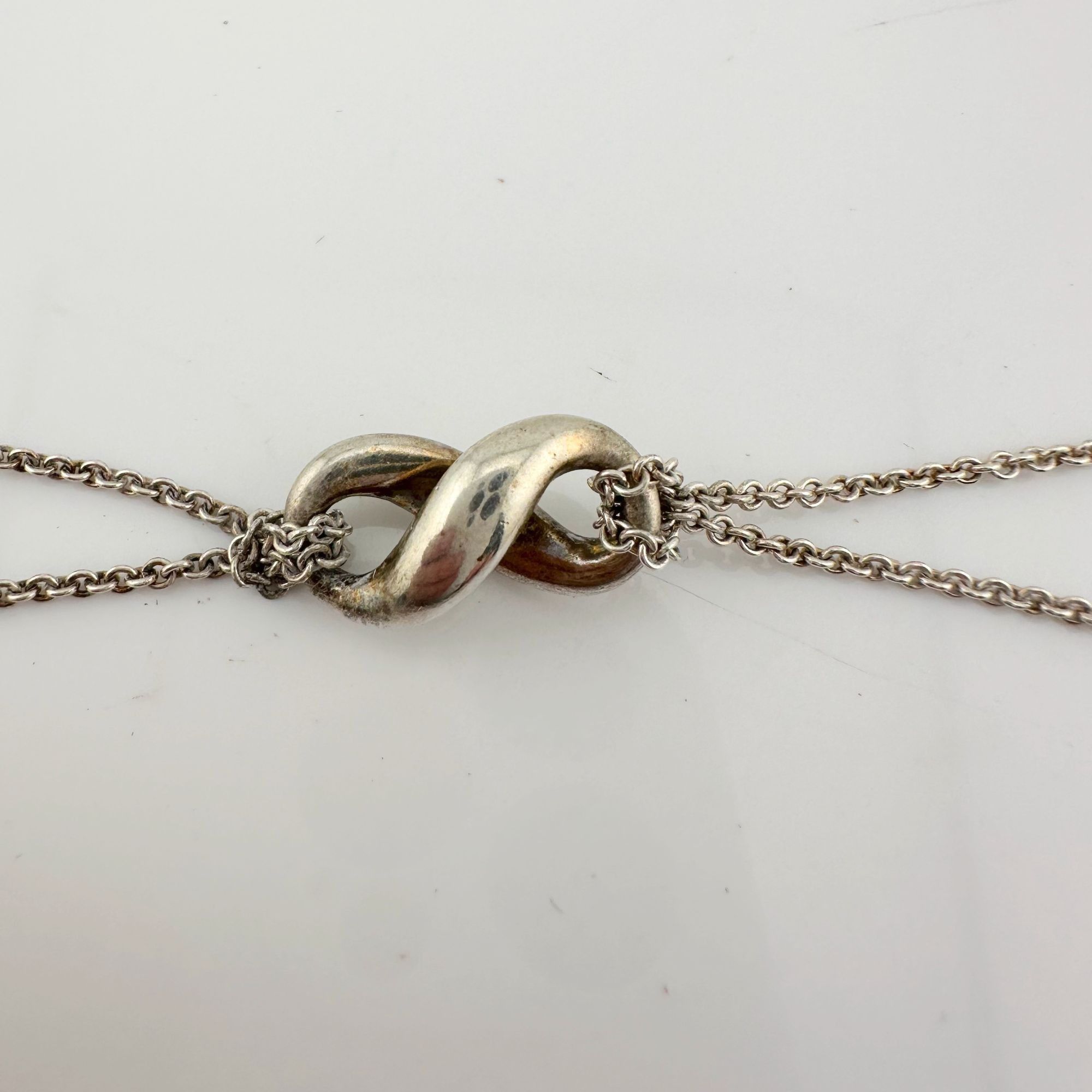Tiffany & Co. Tiffany & Co Infinity Double Chain Pendant and Necklace in S Size ONE SIZE - 7 Thumbnail
