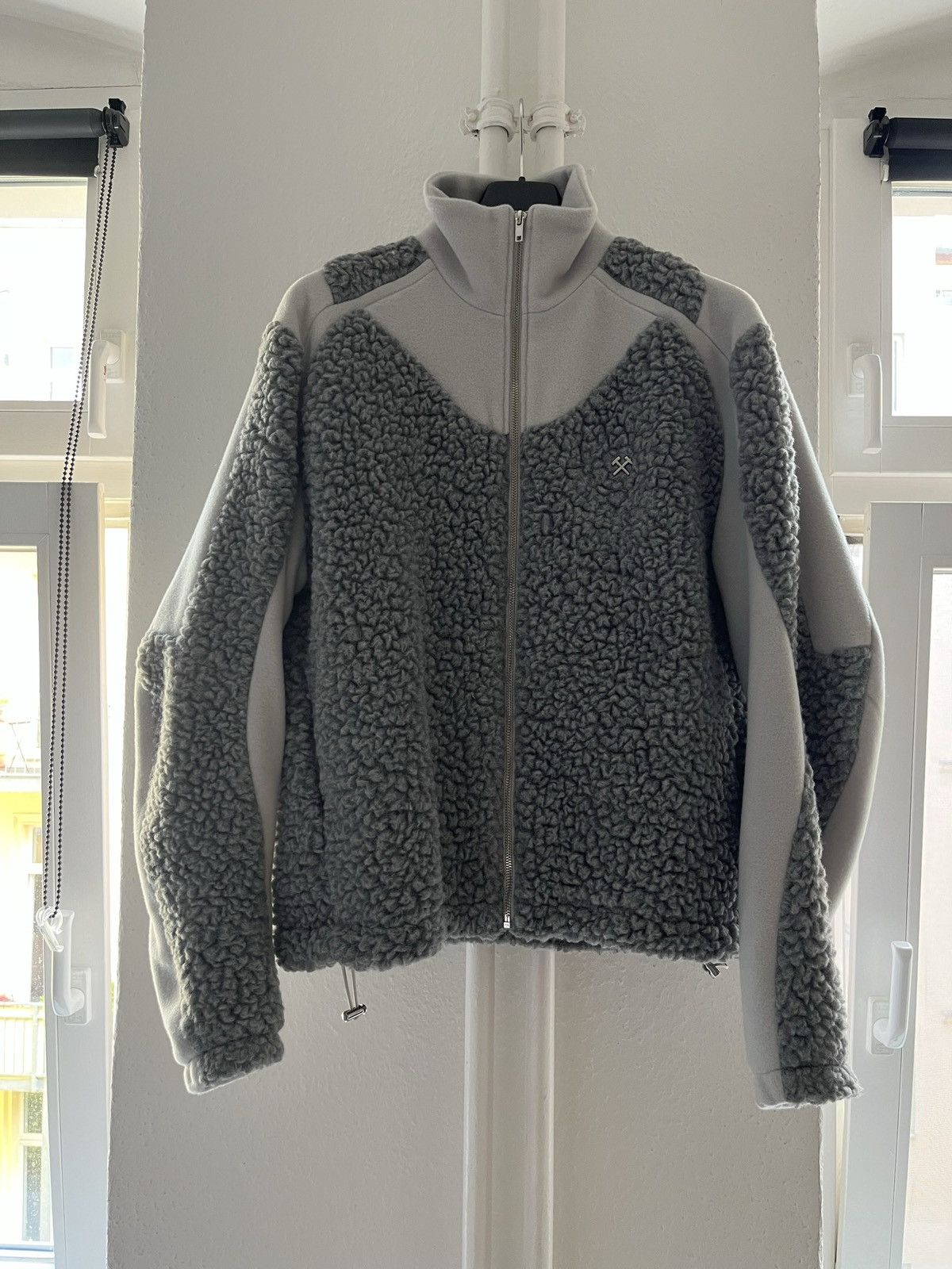 image of Gmbh Ercan Fleece Jacket in Grey, Men's (Size Medium)