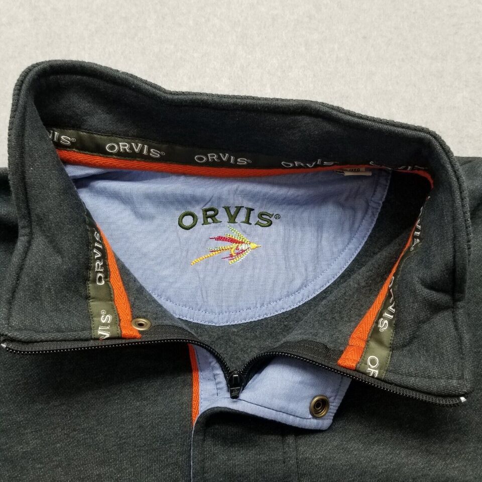 Orvis Orvis Sweater Mens 2XL Long Sleeve Pullover Mock Neck Zip Size US XXL / EU 58 / 5 - 6 Thumbnail