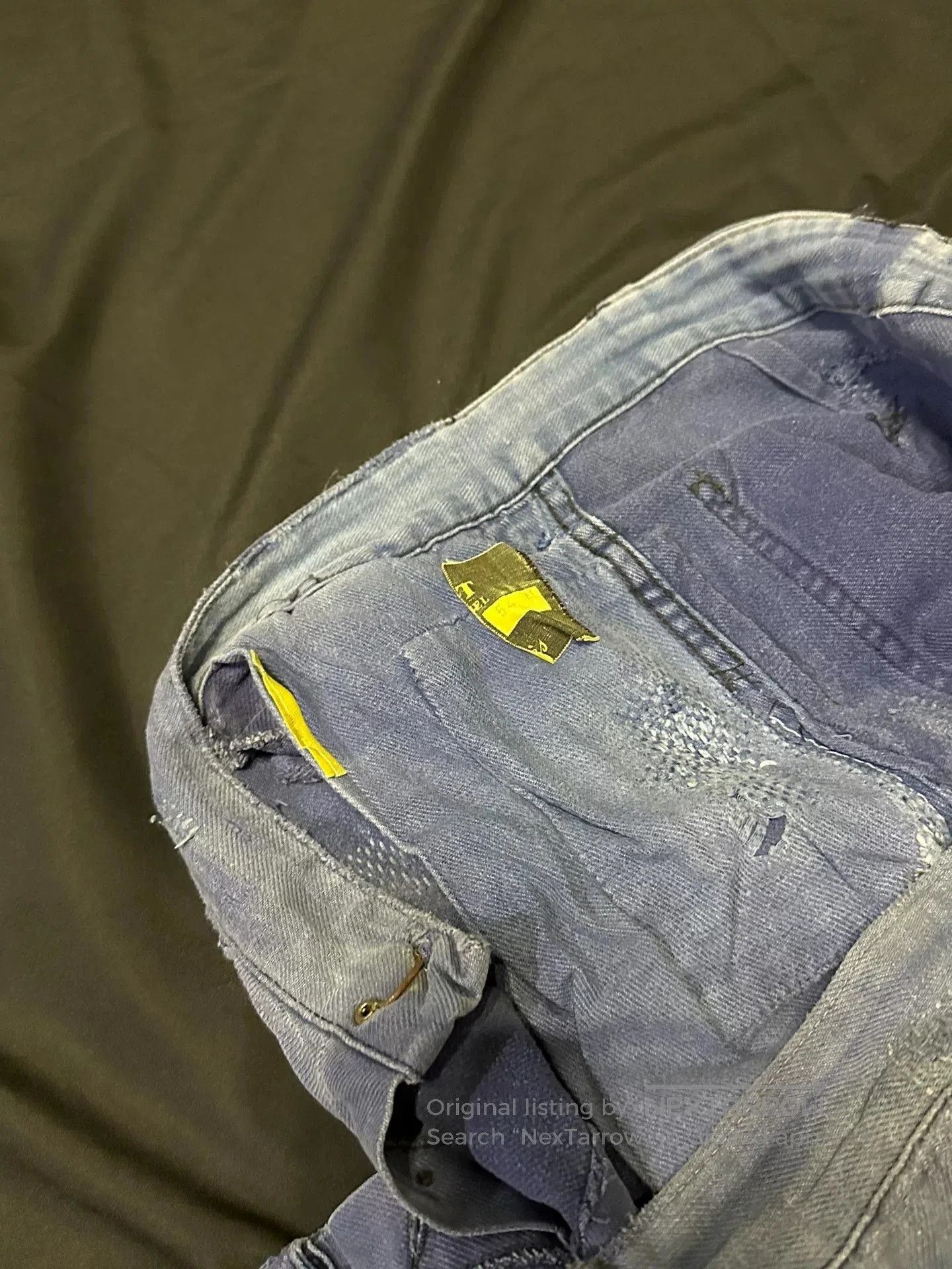 Other vintage french workwear boro pants. Size US 34 / EU 50 - 8 Thumbnail