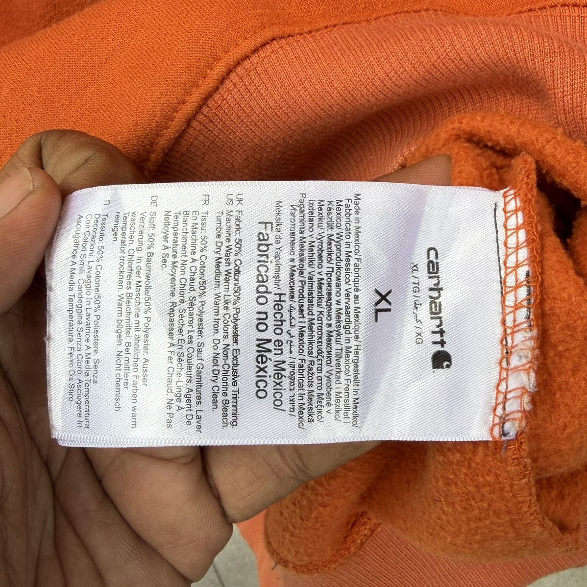 Carhartt Carhartt Orange Pocket Sweatshirt XL Size US XL / EU 56 / 4 - 11 Thumbnail