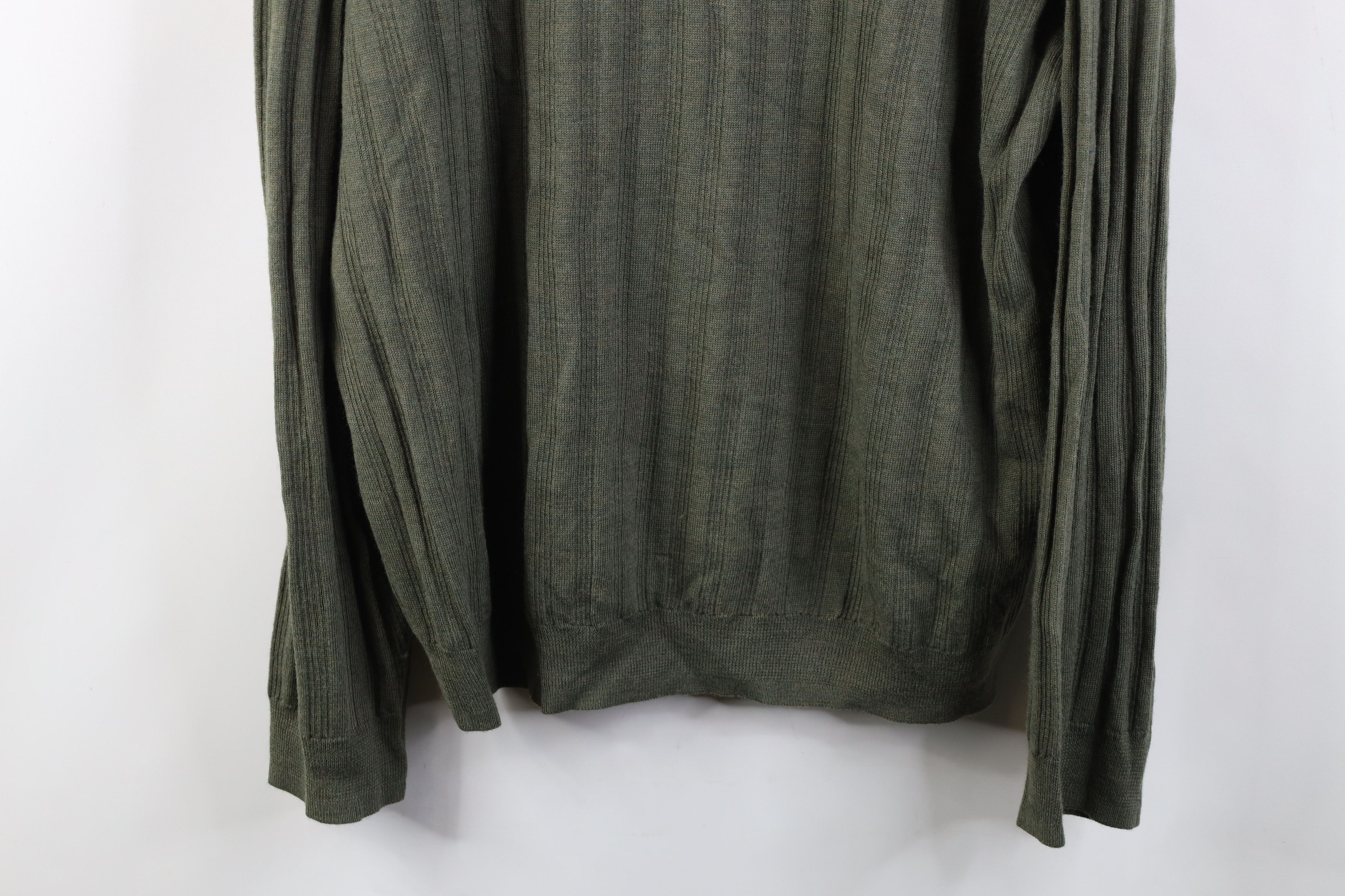 Vintage Deadstock Vintage 90s Streetwear Knit Mock Neck Sweater Size US XXL / EU 58 / 5 - 3 Thumbnail