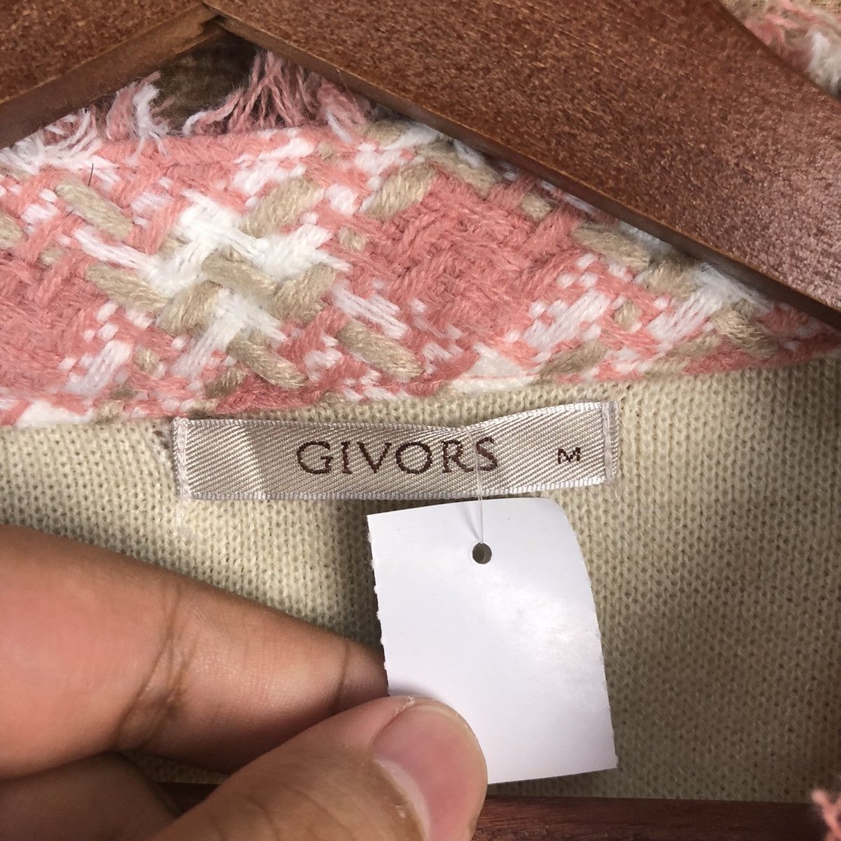Homespun Knitwear × Japanese Brand DL Givors Pink Cardigan Knitwear #C682 Size M / US 6-8 / IT 42-44 - 9 Thumbnail