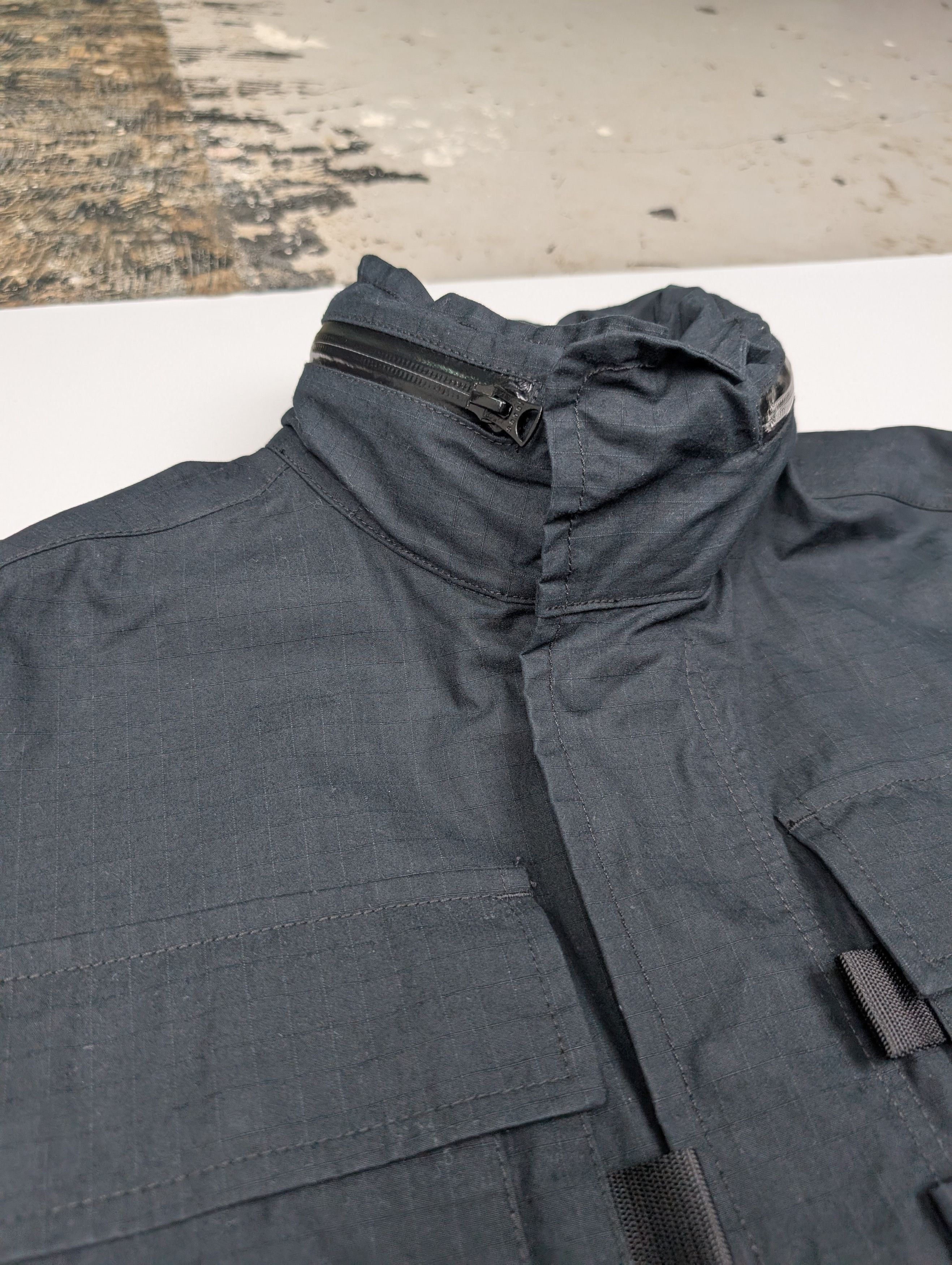 Sacai Sacai Black Olmetex Rip Stop Blouson Ripstop Size US S / EU 44-46 / 1 - 5 Thumbnail