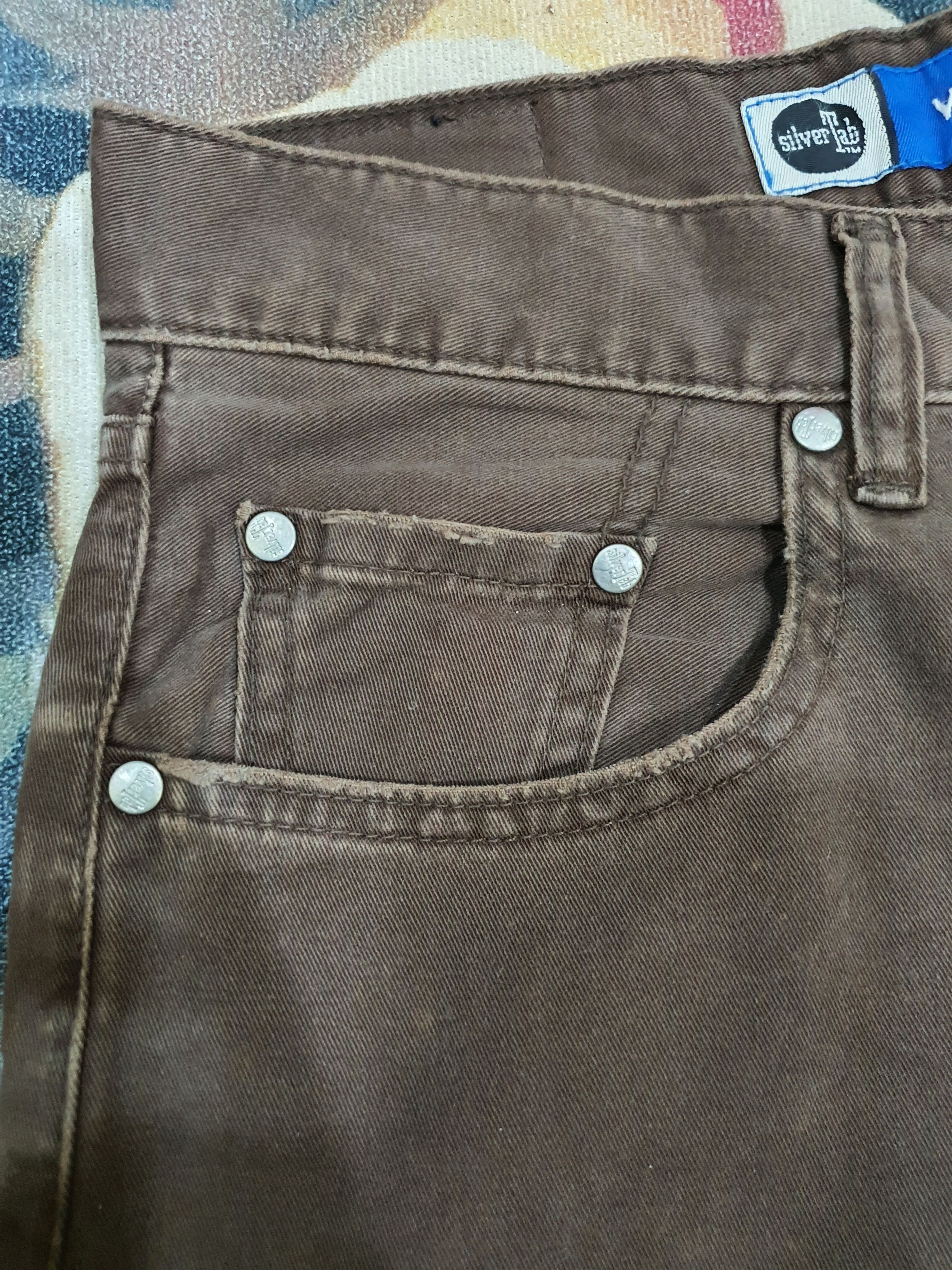 Levi's Rare 🌟Vintage 90's Levis Silve Tab Wideleg Baggy 29x40 🔥 Size US 29 - 4 Thumbnail