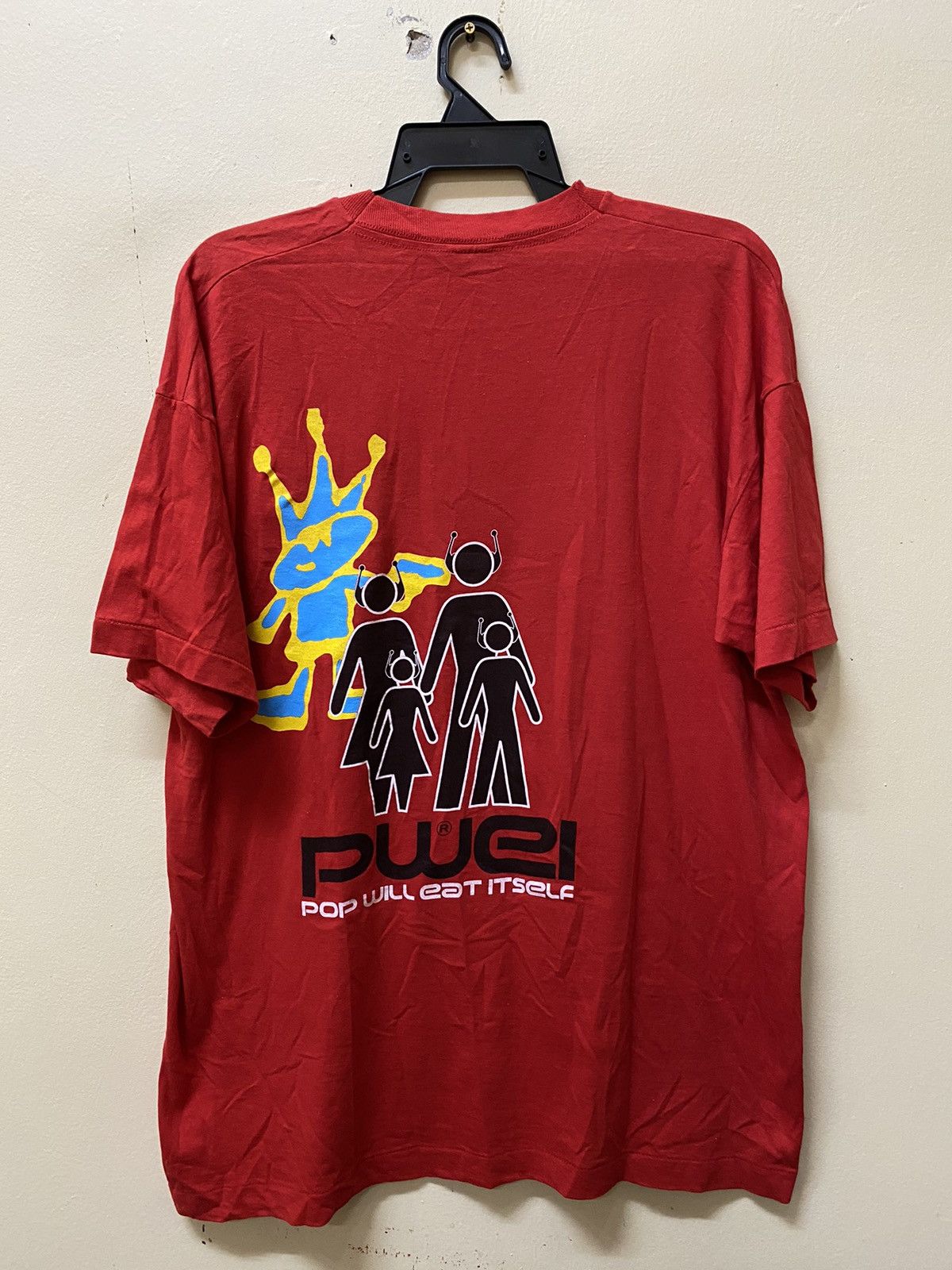 Band Tees × Vintage Vintage 90s PWEI Pop Will Eat Itself uk band indie britpop Size US XL / EU 56 / 4 - 4 Thumbnail