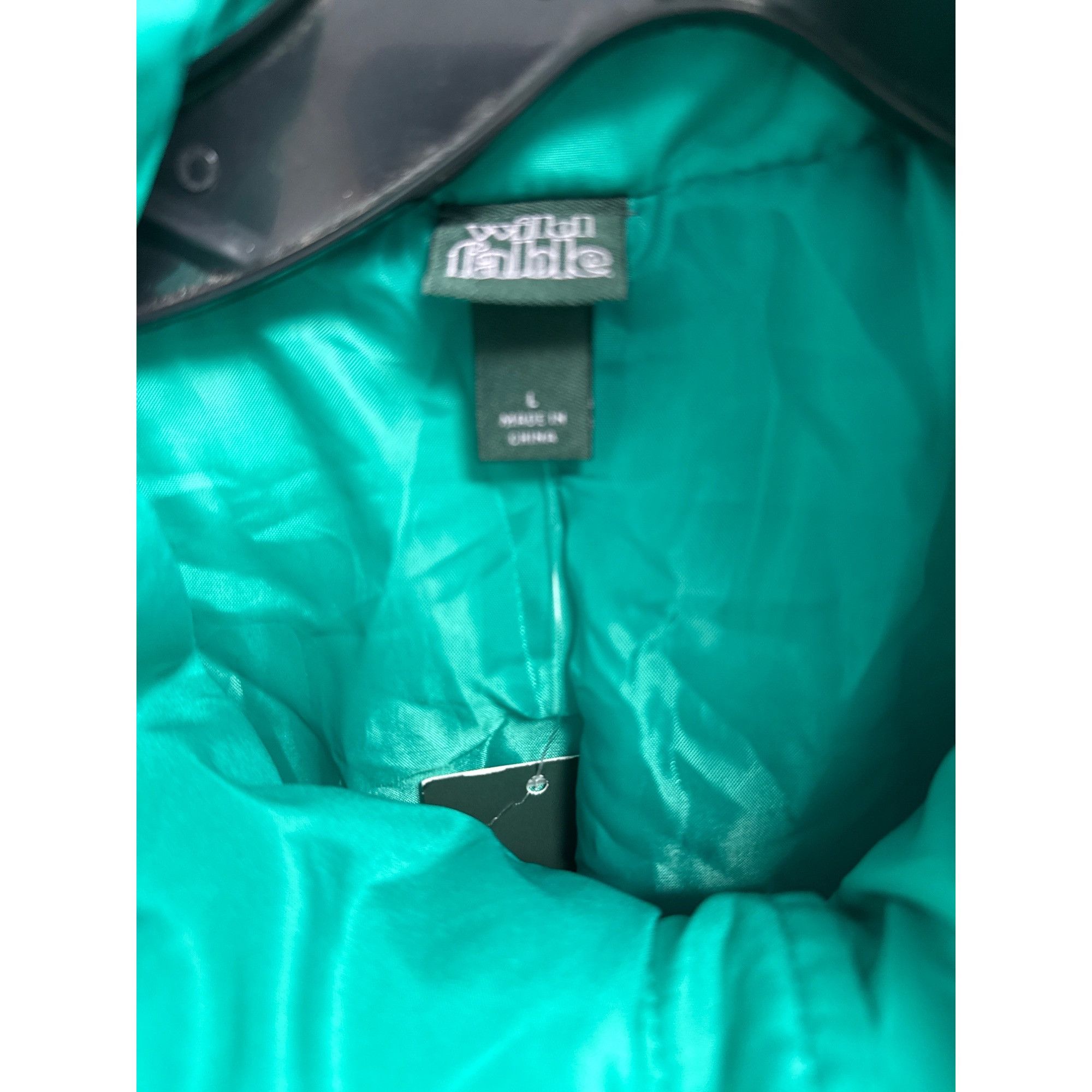 Other Large Women Long Sleeve Zip-up Puffer Jacket Size L / US 10 / IT 46 - 2 Thumbnail