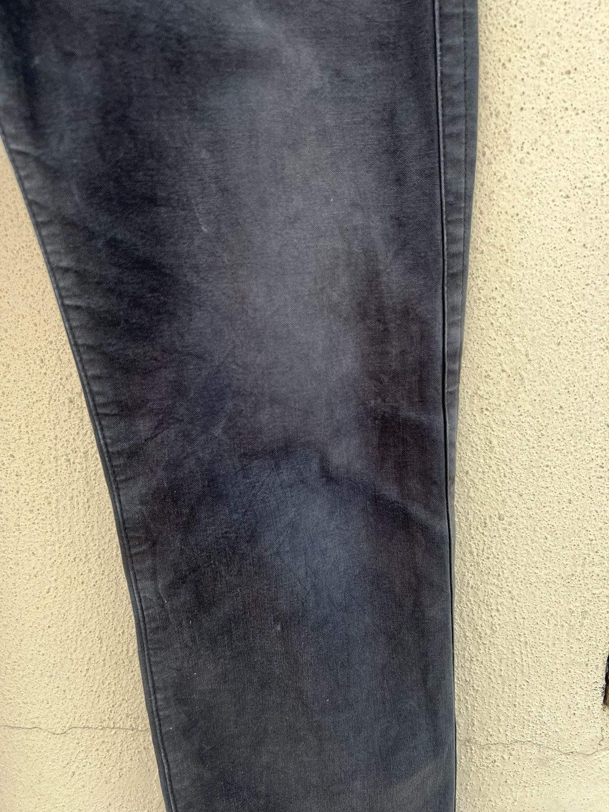 Comme des Garcons Homme Vintage 2005 CDGH AD2005 Distress Faded Waxed Chinos Pant Size US 30 / EU 46 - 13 Thumbnail