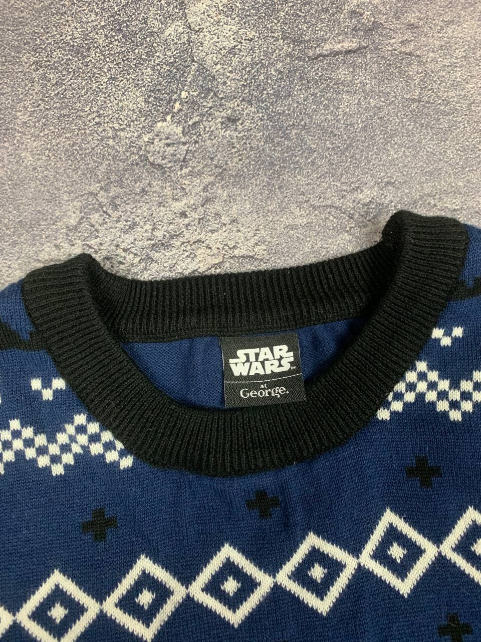 Star Wars Star Wars Blue Holiday Sweater Size L – Cotton – Classic Size US L / EU 52-54 / 3 - 17 Thumbnail