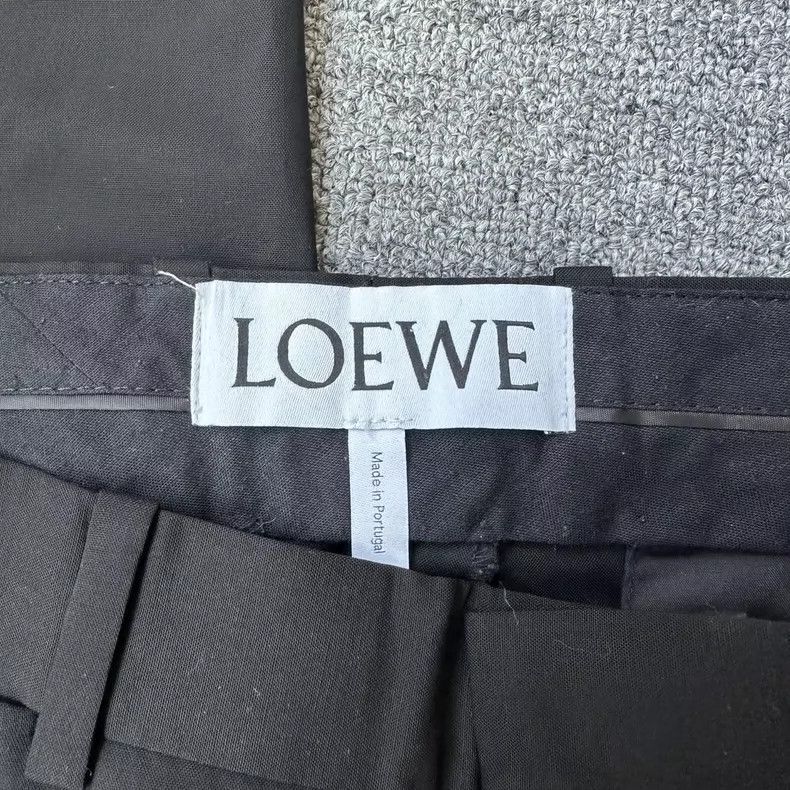 Loewe LOEWE Pure black trousers Size 50L - 3 Thumbnail