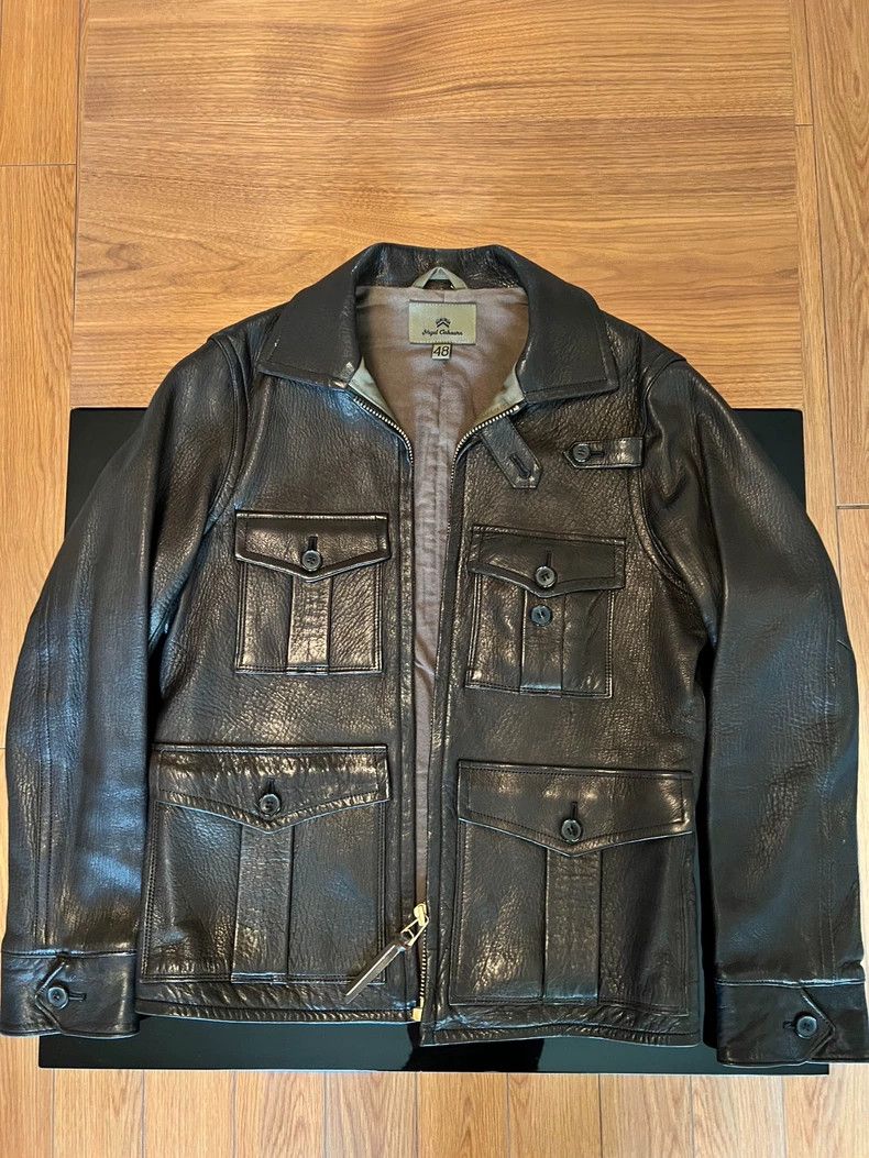 Nigel Cabourn Nigel Cabourn 4-Pocket Deer Leather Jacket Size US M / EU 48-50 / 2 - 1 Thumbnail