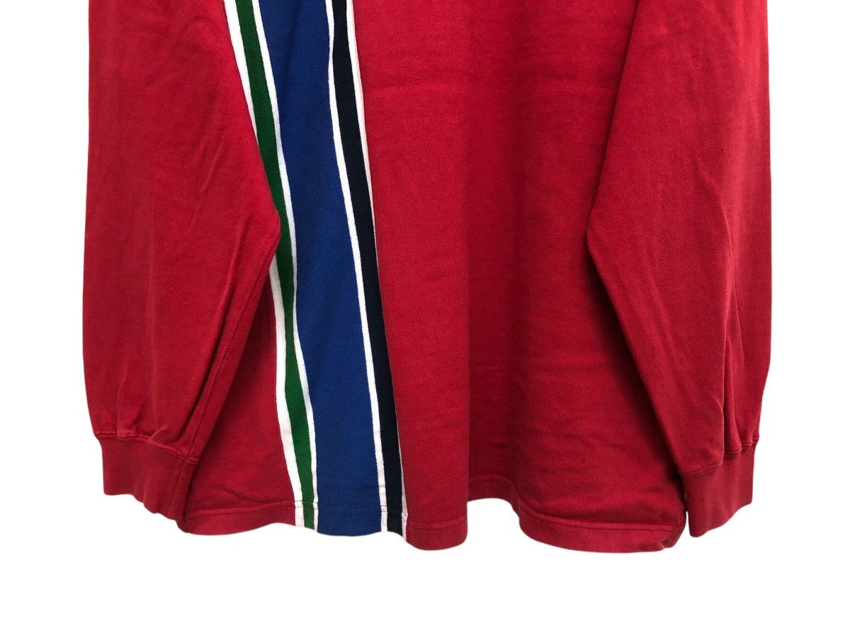 Polo Ralph Lauren 90s 🔥 POLO SPORT VERTICAL STRIPE POLO RUGBY LONGSLEEVE RARE Size US M / EU 48-50 / 2 - 9 Thumbnail