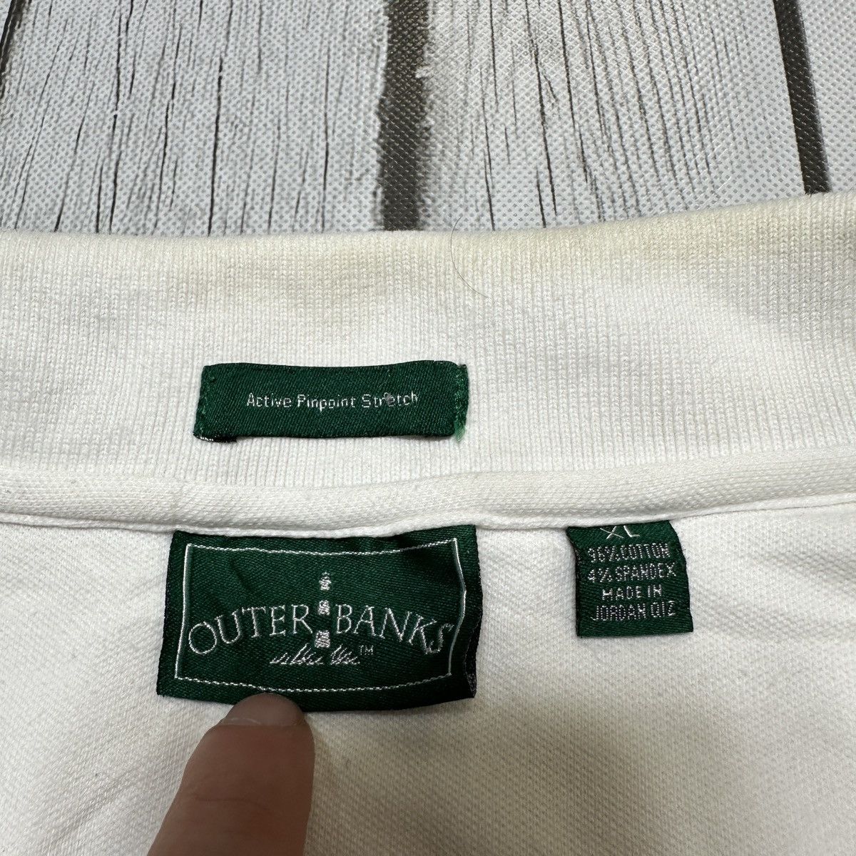 Vintage Vintage Outer Banks polo shirt Size US XL / EU 56 / 4 - 4 Thumbnail