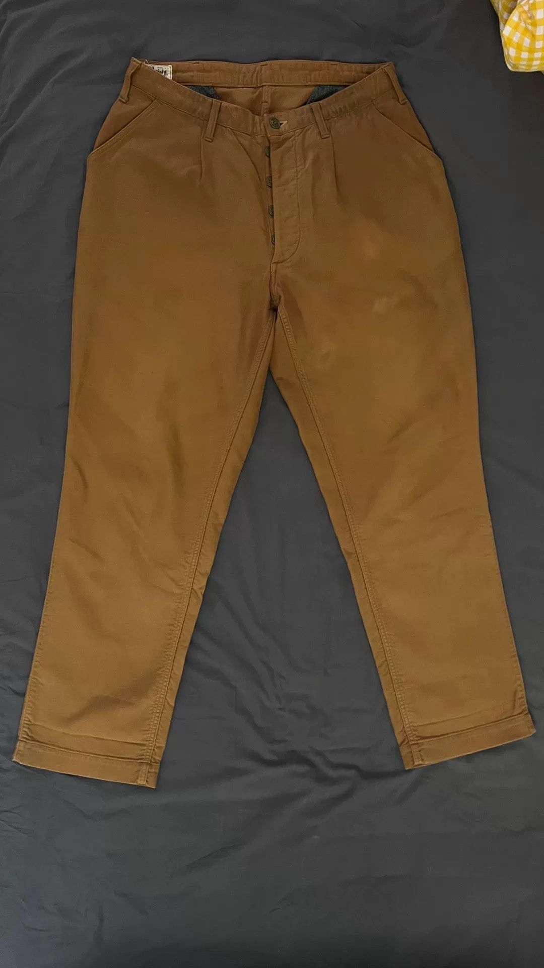 Freewheelers Freewheelers Khaki Casual Work Pants 34 Size Size US 34 / EU 50 - 1 Thumbnail