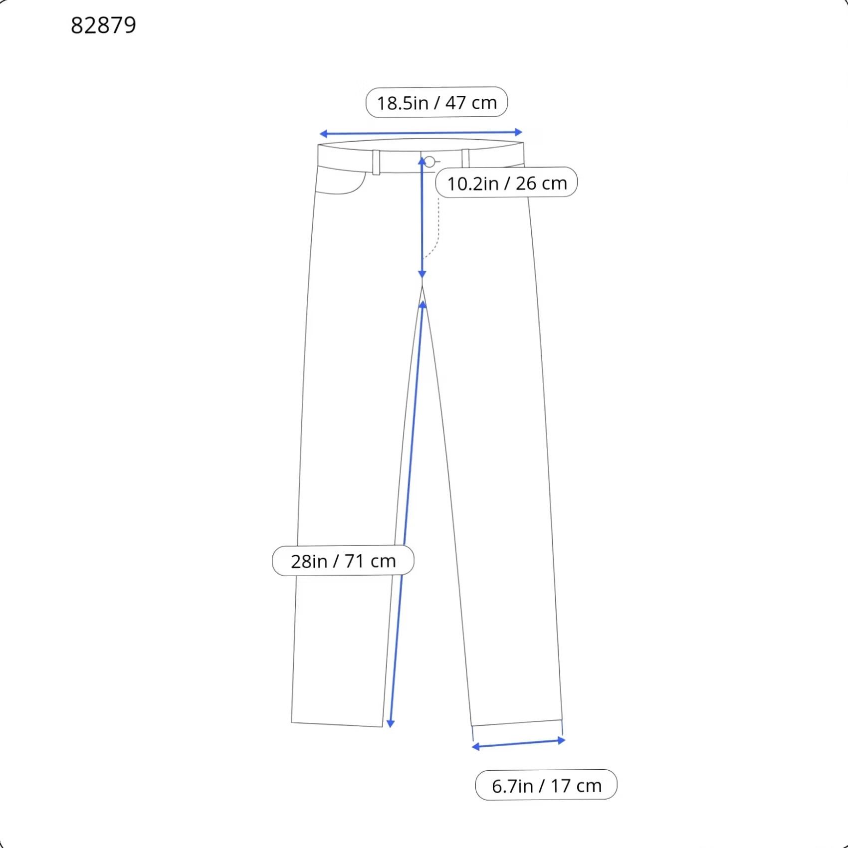 Suitsupply Suitsupply Brescia Trousers Men UK 34S Wool Zip Fly Pinstripe Blue Trousers Mens UK 34S Wool Zip Fly Pinstripe Blue Size US 34 / EU 50 - 3 Thumbnail