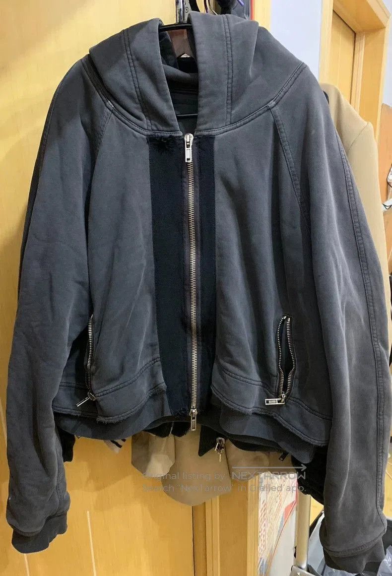 Haider Ackermann Haider Ackermann Dual Layer Hoodie and Parka. Size US M / EU 48-50 / 2 - 3 Thumbnail