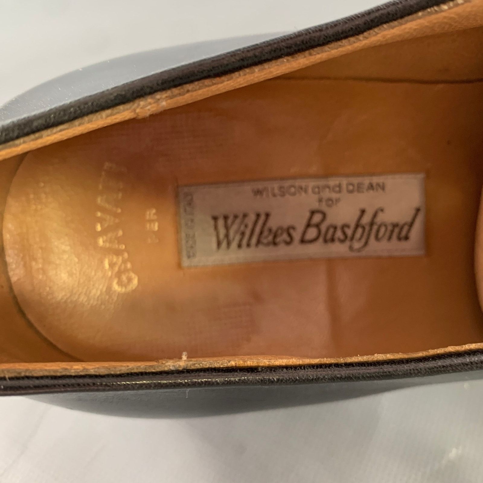Wilkes Bashford WILKES BASHFORD Size 9.5 Black Leather Lace Up Shoes Size US 9.5 / EU 42-43 - 8 Thumbnail