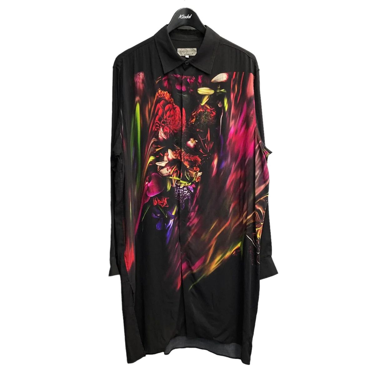 image of Yohji Yamamoto Pour Homme 19Ss Blouse Long Shirt in Black, Men's (Size Medium)