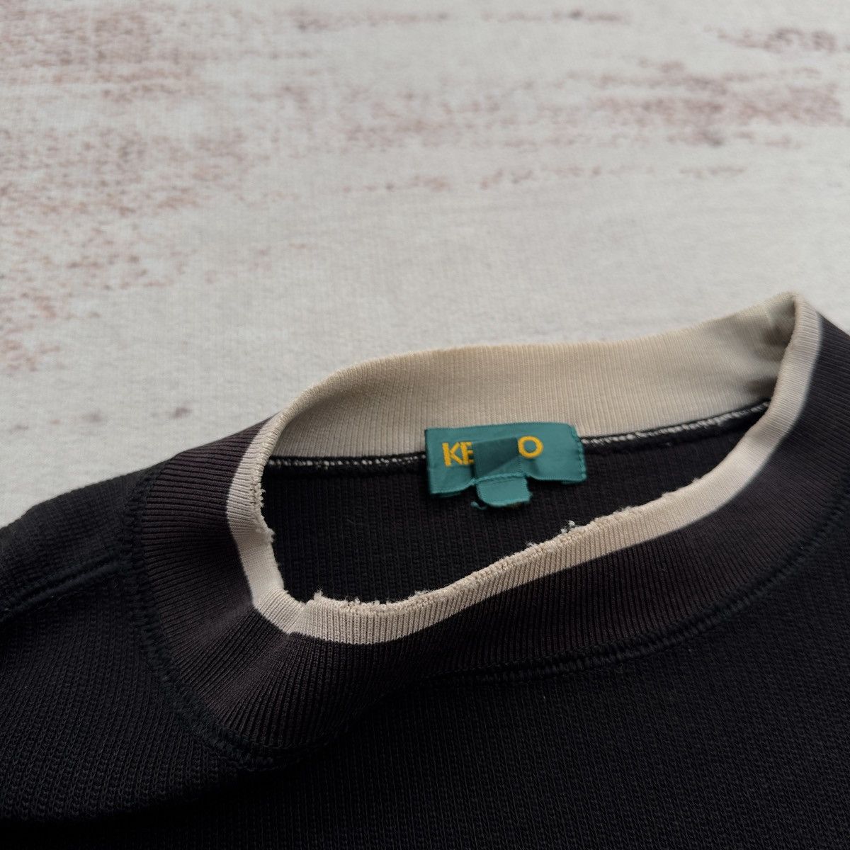 Kenzo KENZO GOLF VINTAGE BLACK CREWNECK SWEATSHIRT EMBROIDED LOGO Size US M / EU 48-50 / 2 - 6 Thumbnail