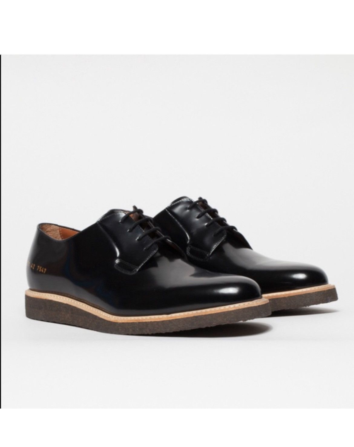 Common Projects COMMON PROJECTS DERBY SHINE BLACK 42 Size US 8.5 / EU 41-42 - 7 Thumbnail