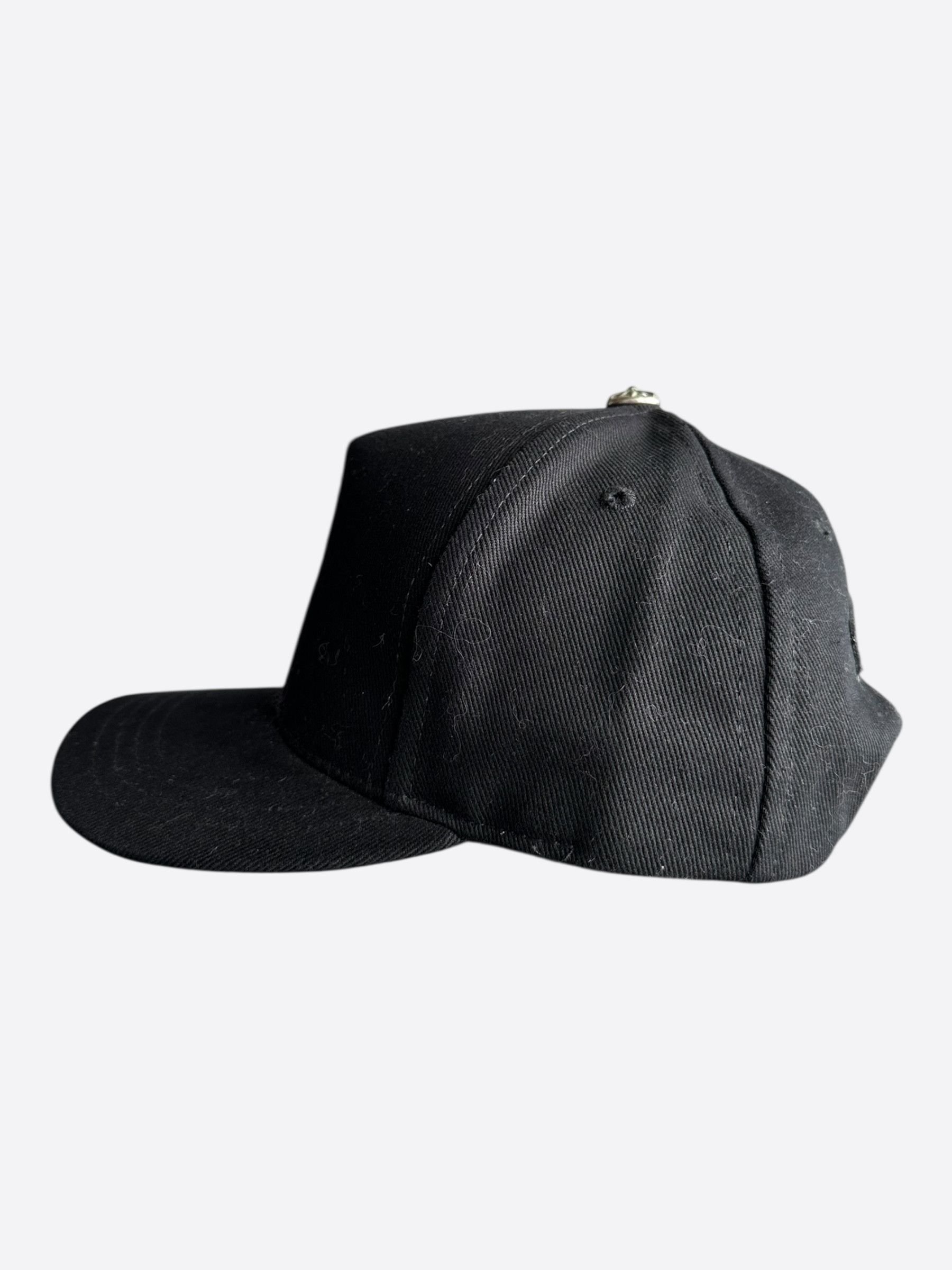 Chrome Hearts Chrome Hearts Black Embroidered Cross Logo Hat Size ONE SIZE - 4 Thumbnail
