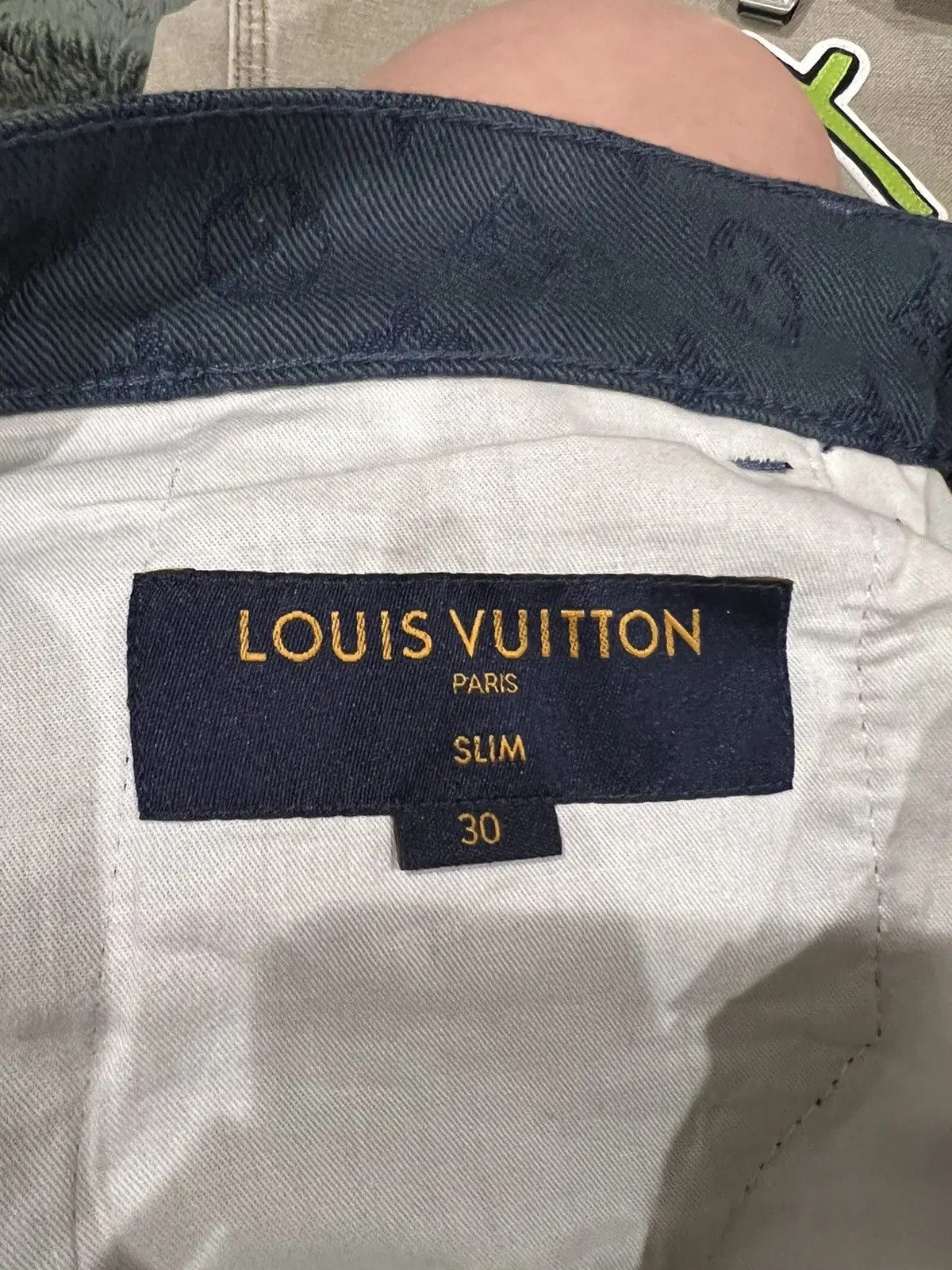 Louis Vuitton Monogam denim jeans Size US 30 / EU 46 - 3 Thumbnail