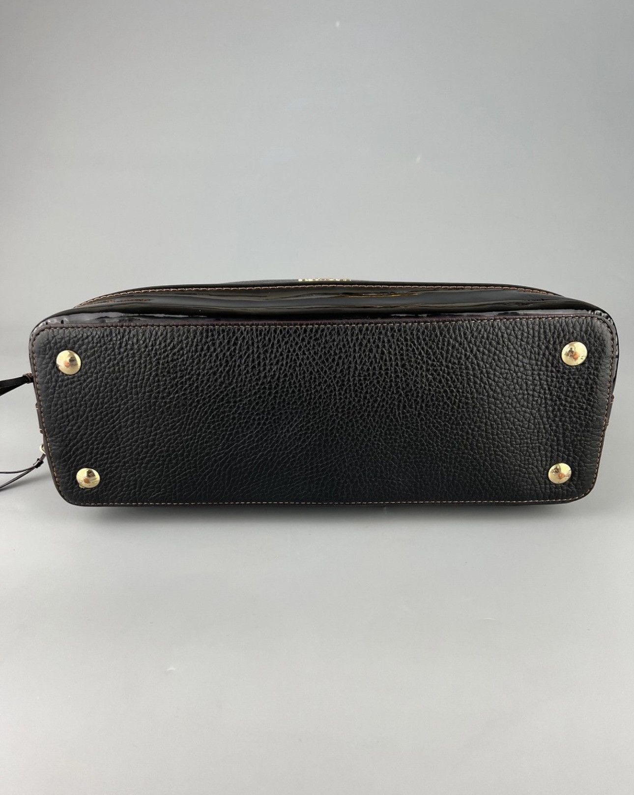 Coach Coach Sierra domed leather large satchel bag in black Size ONE SIZE - 5 Thumbnail