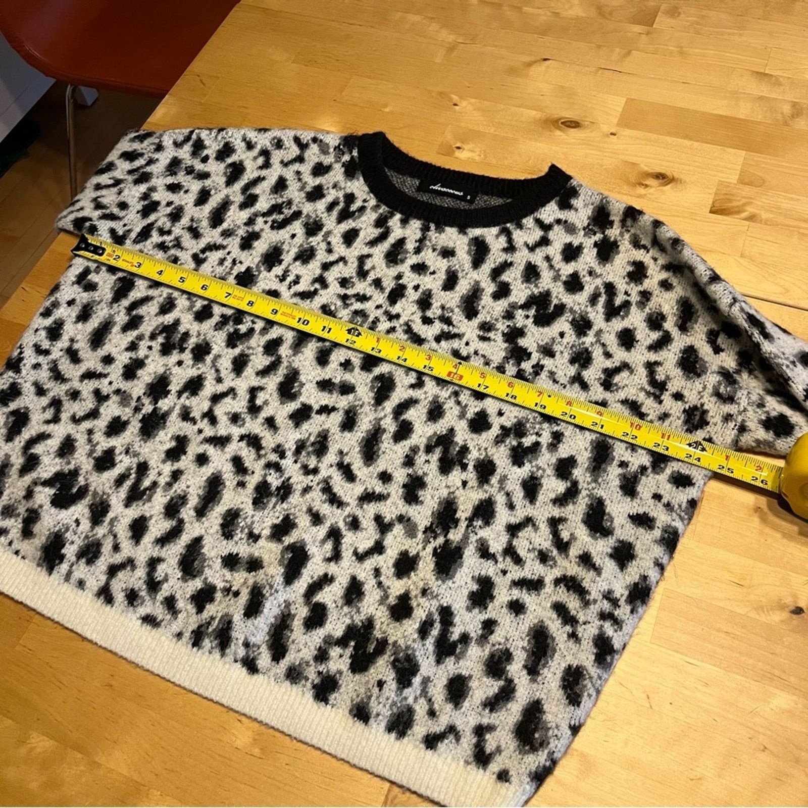 Other Olivaceous Animal Print Black White Leopard Sweater Size S Size S / US 4 / IT 40 - 5 Thumbnail
