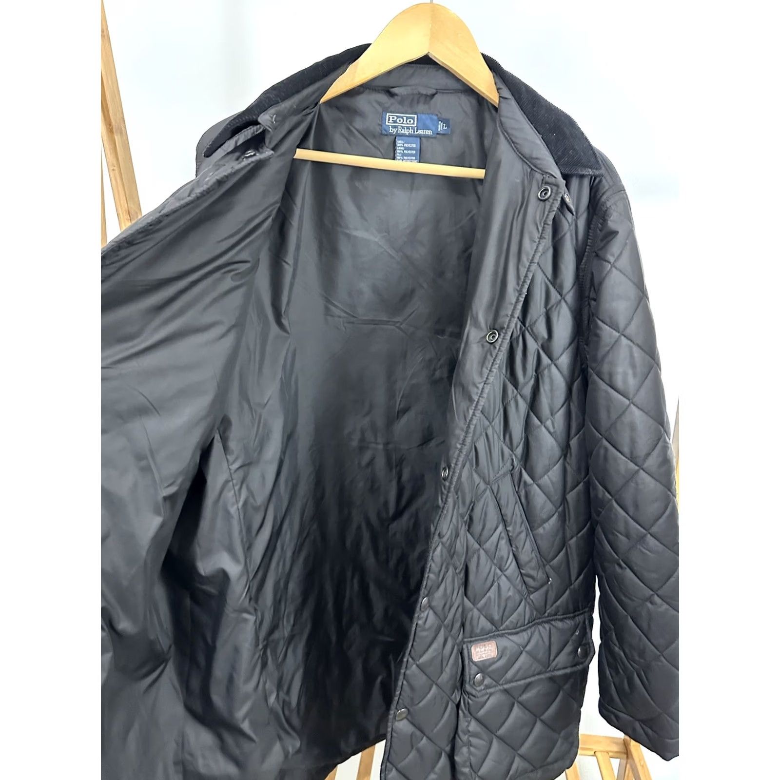Polo Ralph Lauren VTG Polo Ralph Lauren Quilted Parka Jacket Sz L Black Men Polo Ralph Lauren Parka Quilted Insulated Polyester Jacket Size L Mens Jacket Size US L / EU 52-54 / 3 - 5 Thumbnail