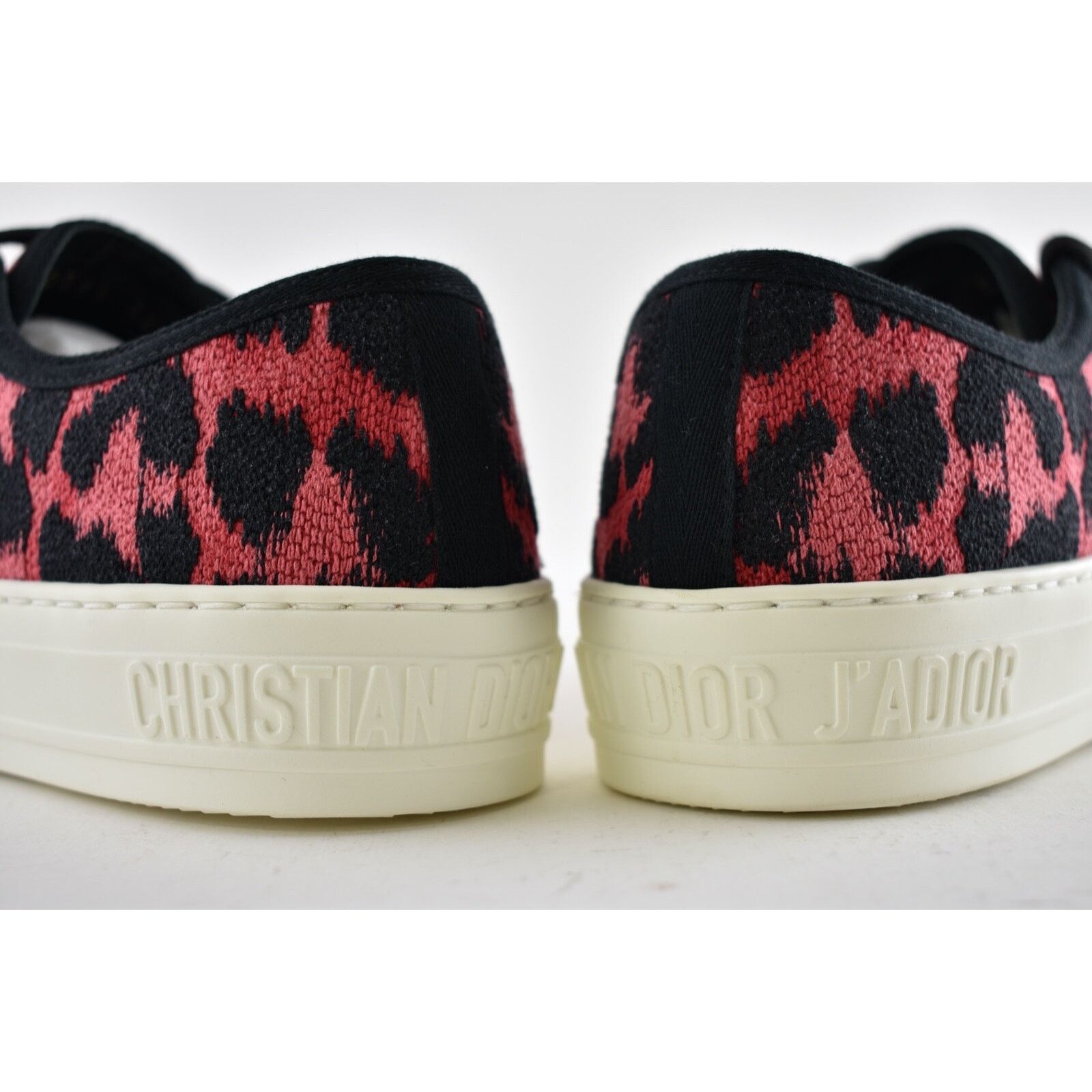 Dior Walk'N'Dior Leopard Lace Up Flat Low Top Trainer Sneaker 40 Size US 10 / IT 40 - 11 Thumbnail