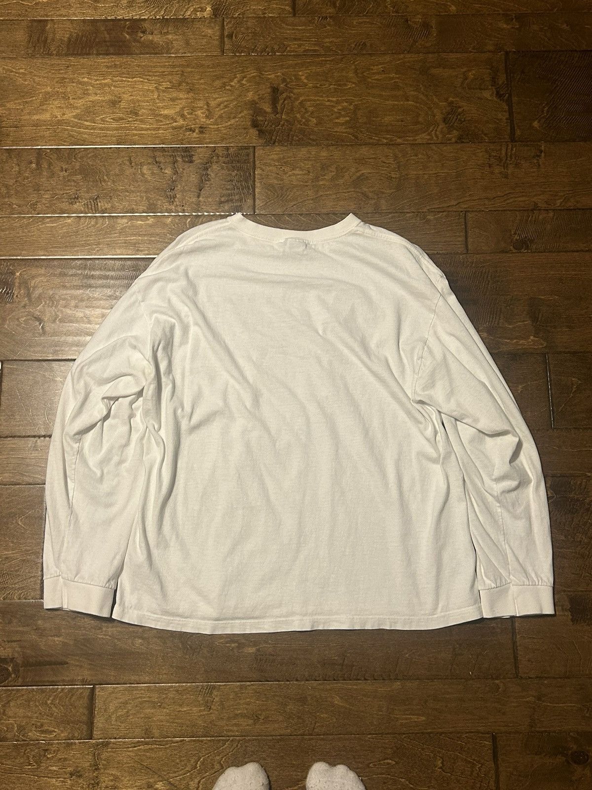 Other × Timberland × Vintage Vintage Timberland White And Navy Long Sleeve Size US L / EU 52-54 / 3 - 2 Thumbnail