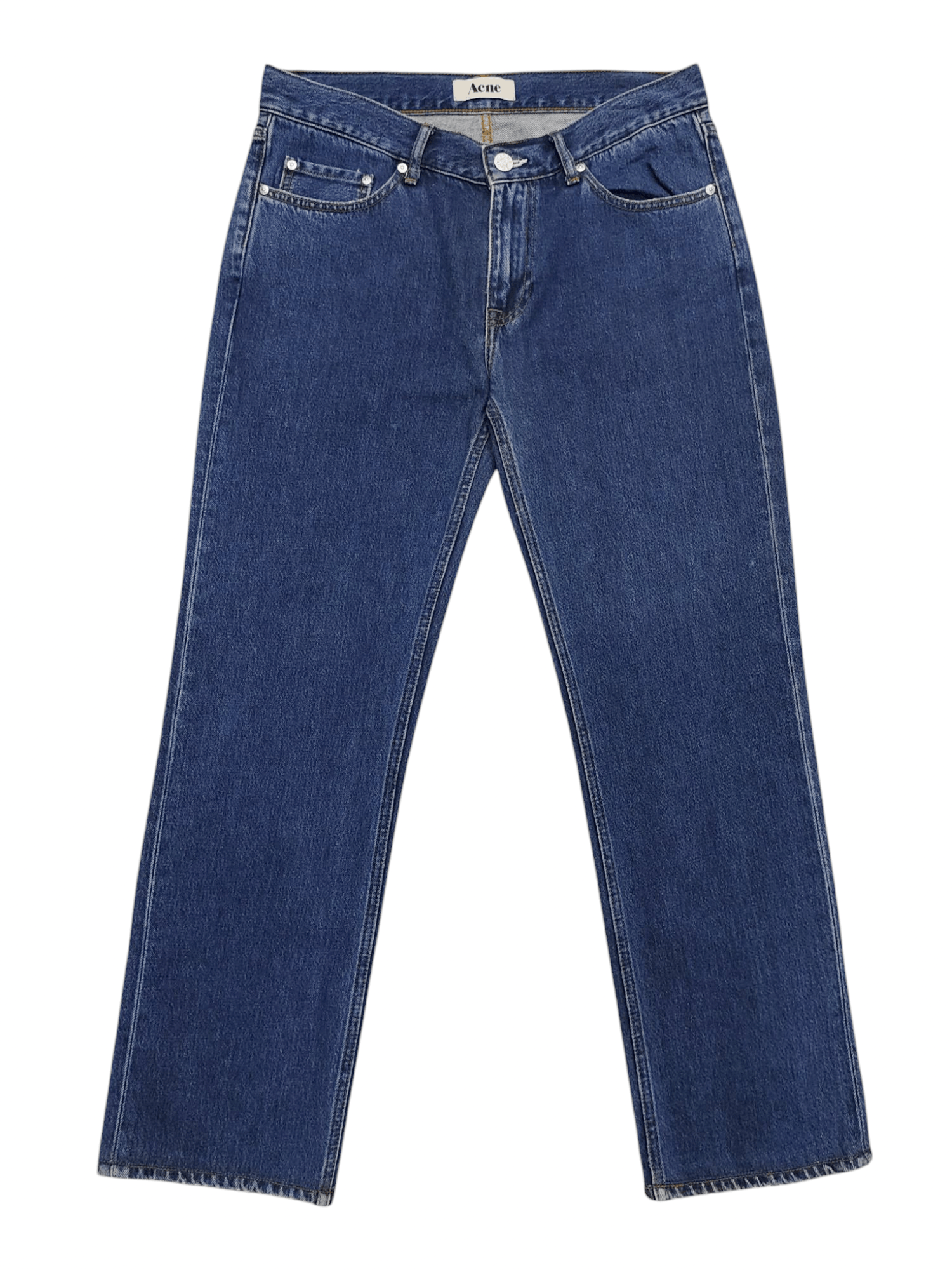 Acne Studios- Mic Dark Stone Slim Straight Jeans