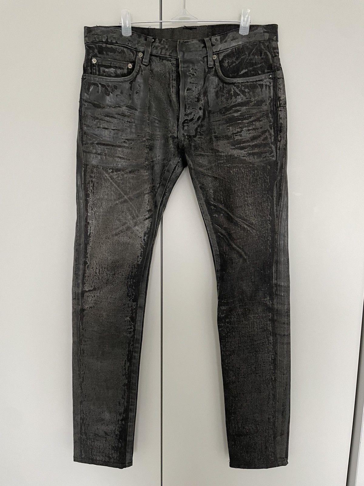 Dior Dior Homme sz28 orange pants denim jeans KVA hedi slimane