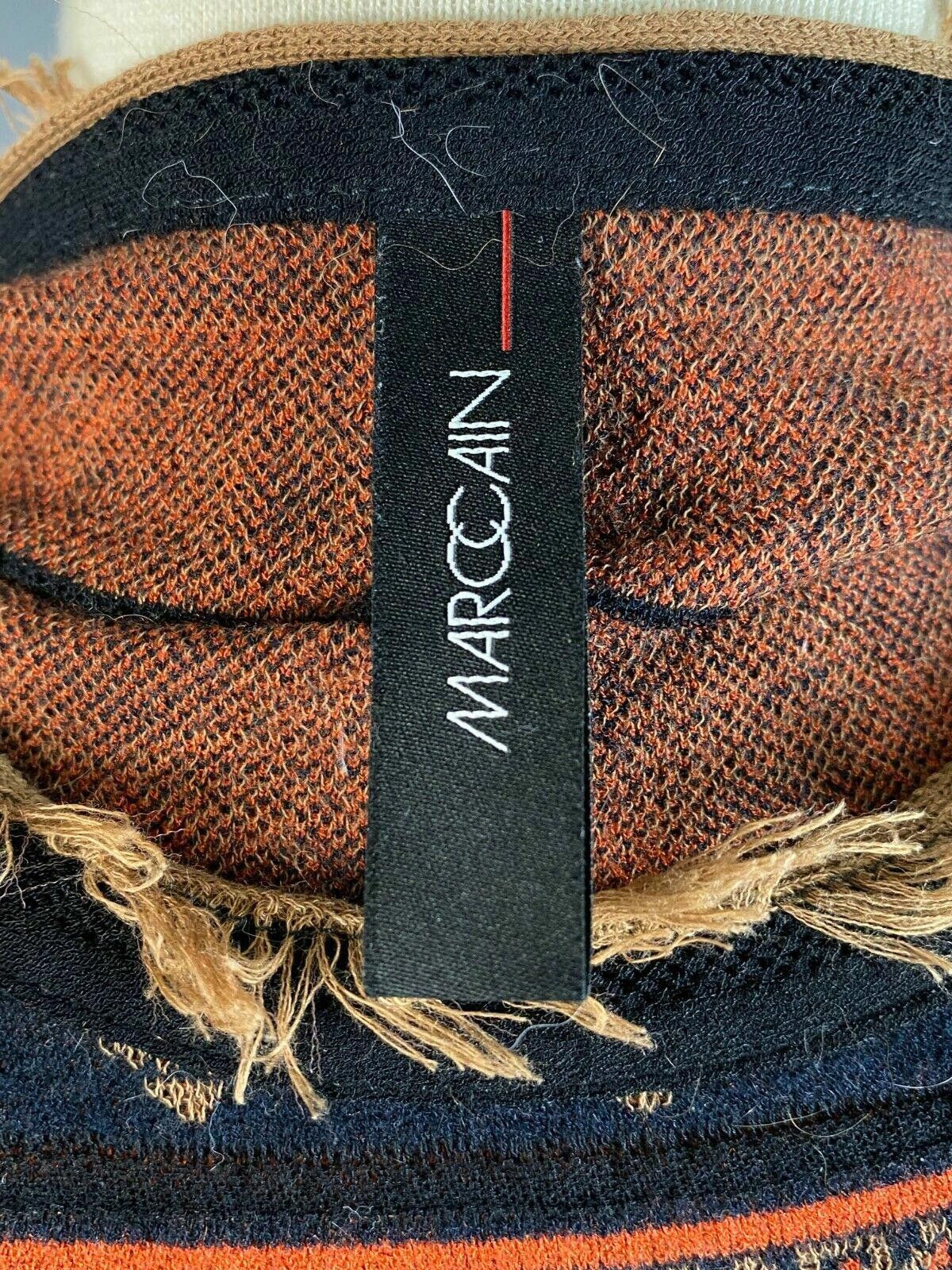 Designer Marc Cain Black Red Geometric Aztec Sweater Size 4 Size S / US 4 / IT 40 - 7 Thumbnail