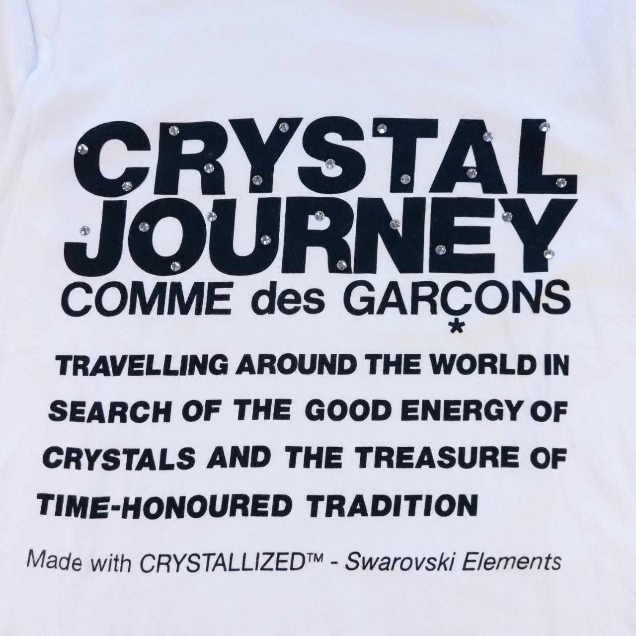 Comme des Garcons Vintage Comme Des Garcons X Swarovski T Shirt Size S Size US S / EU 44-46 / 1 - 5 Thumbnail