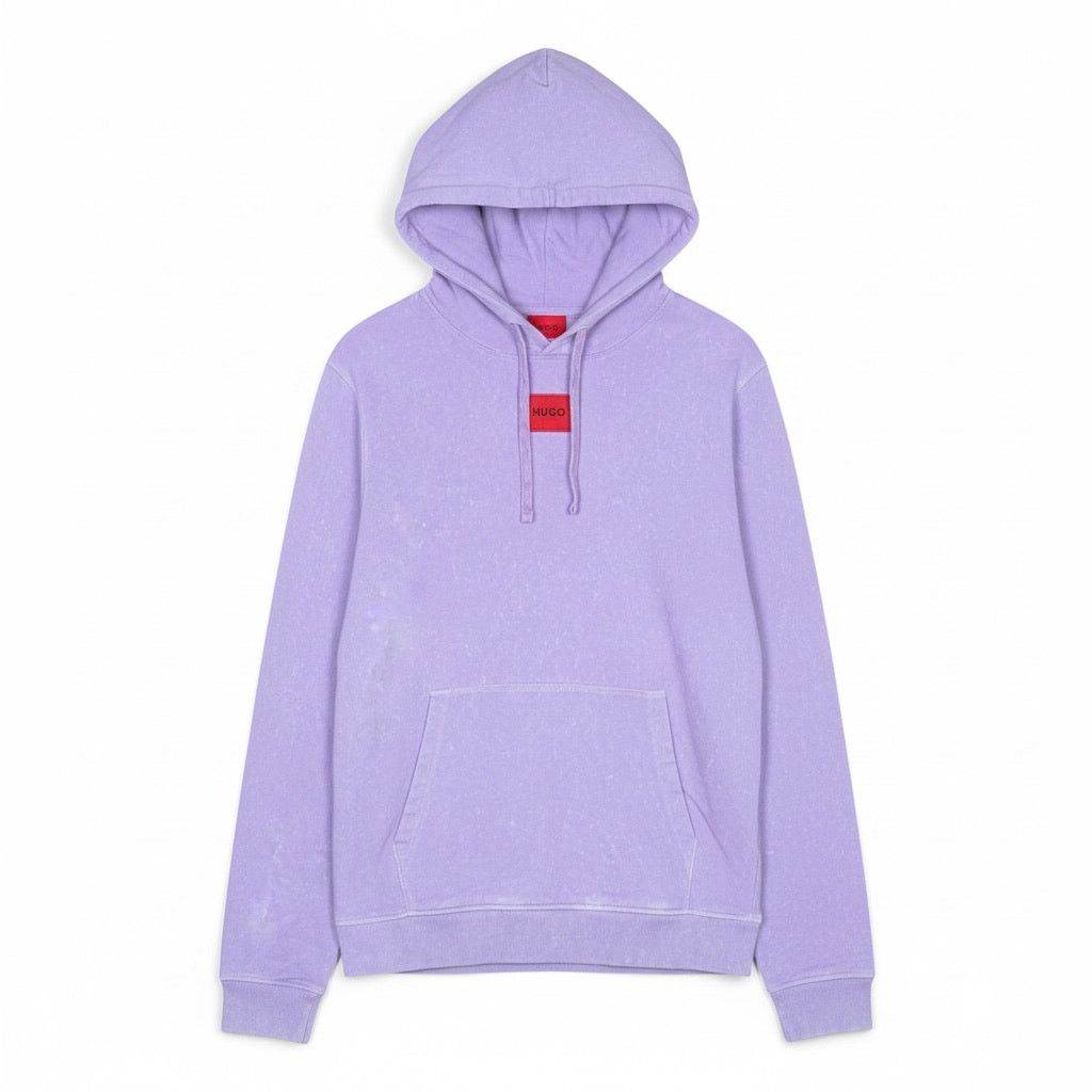 Hugo Boss Hugo Boss Daratschi Logo Patch Hoodie Light Purple $148 Size US L / EU 52-54 / 3 - 1 Thumbnail