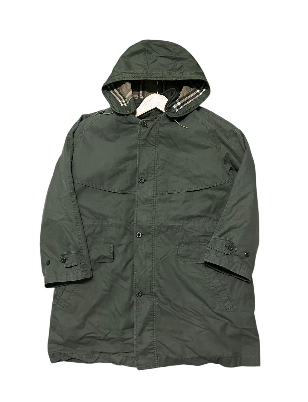 Burberry Vintage Burberry nova checked lining parka jacket hooded Size US M / EU 48-50 / 2 - 4 Thumbnail