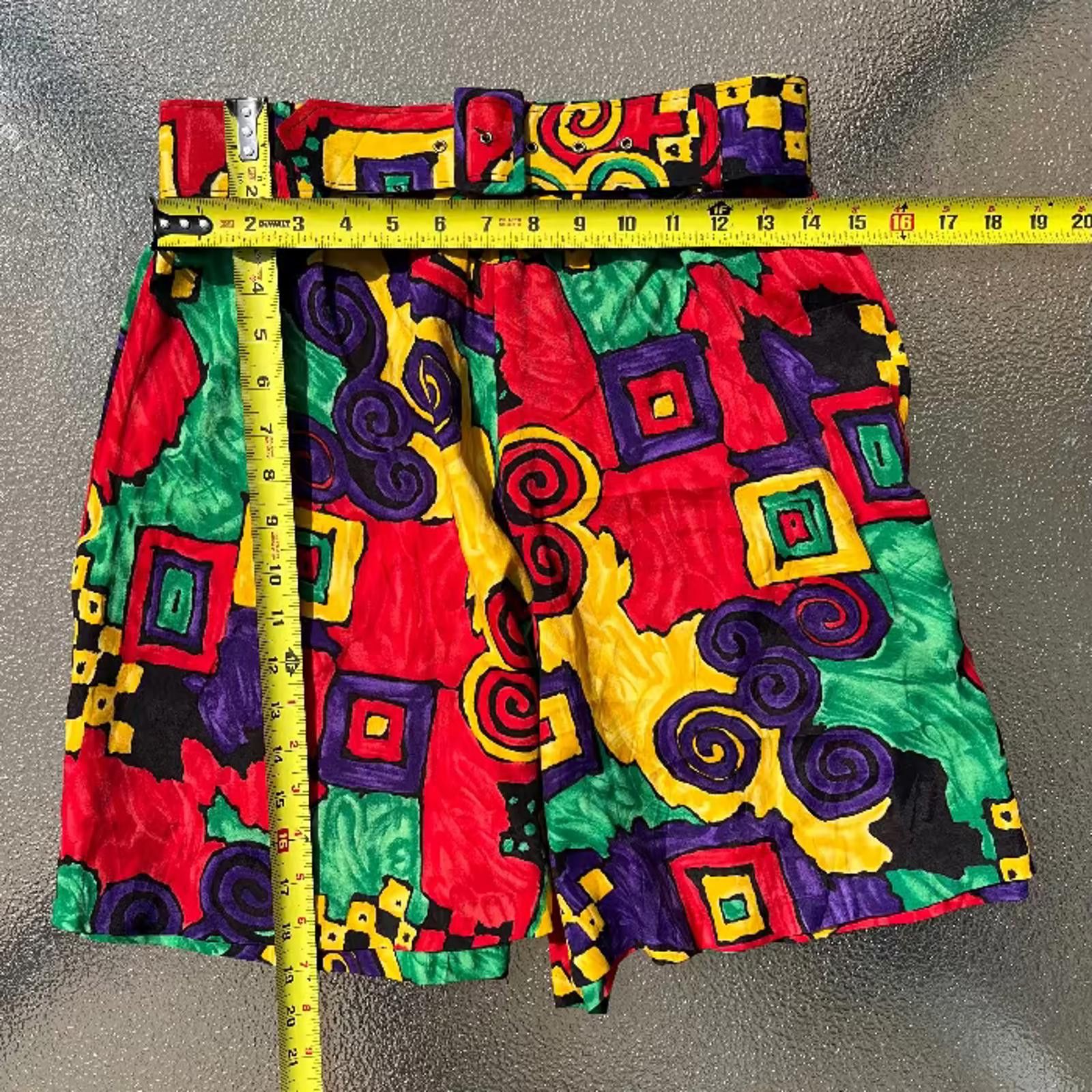 Other 80s/90s Abstract Art Culottes Size 32" / US 10 / IT 46 - 5 Thumbnail