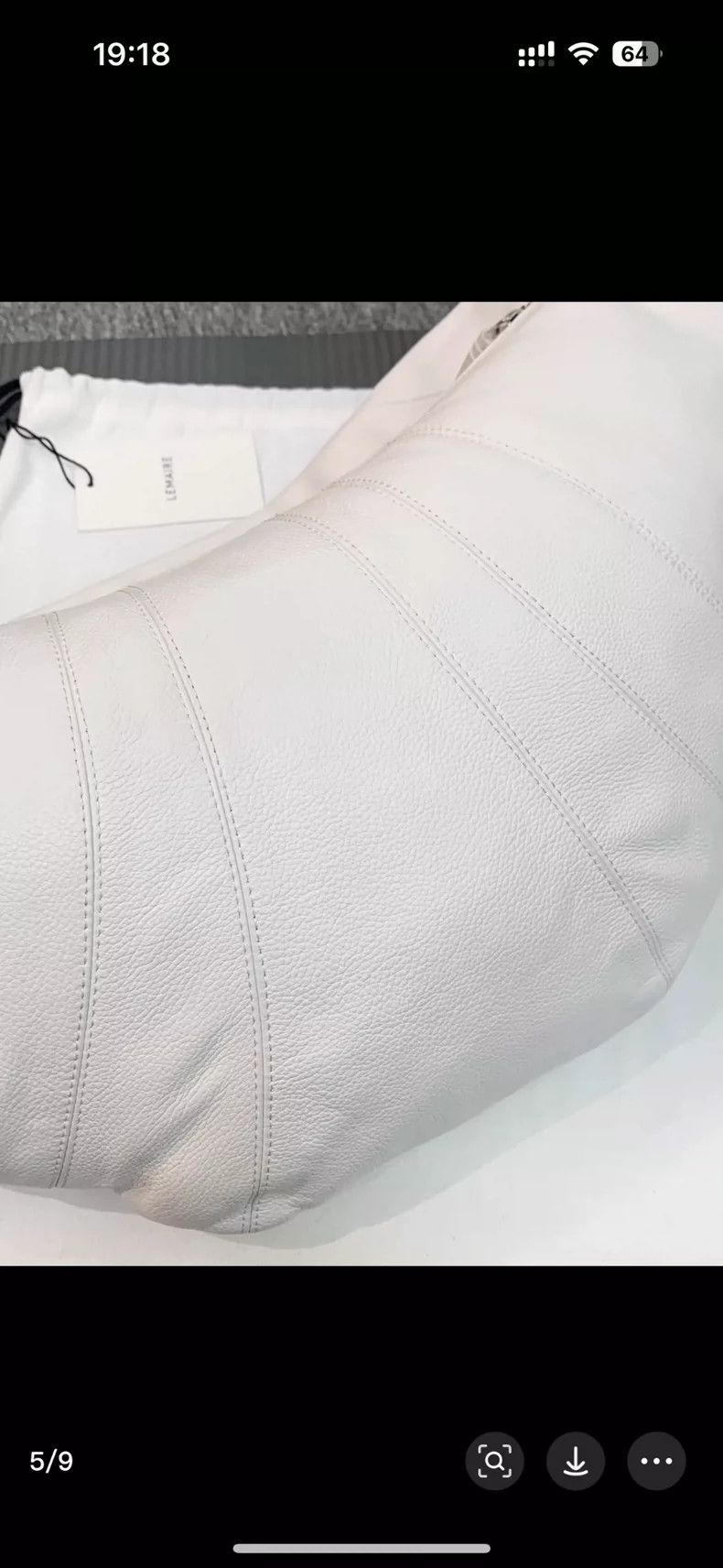 Lemaire Lemaire white cowhide horn bag Size ONE SIZE - 3 Thumbnail