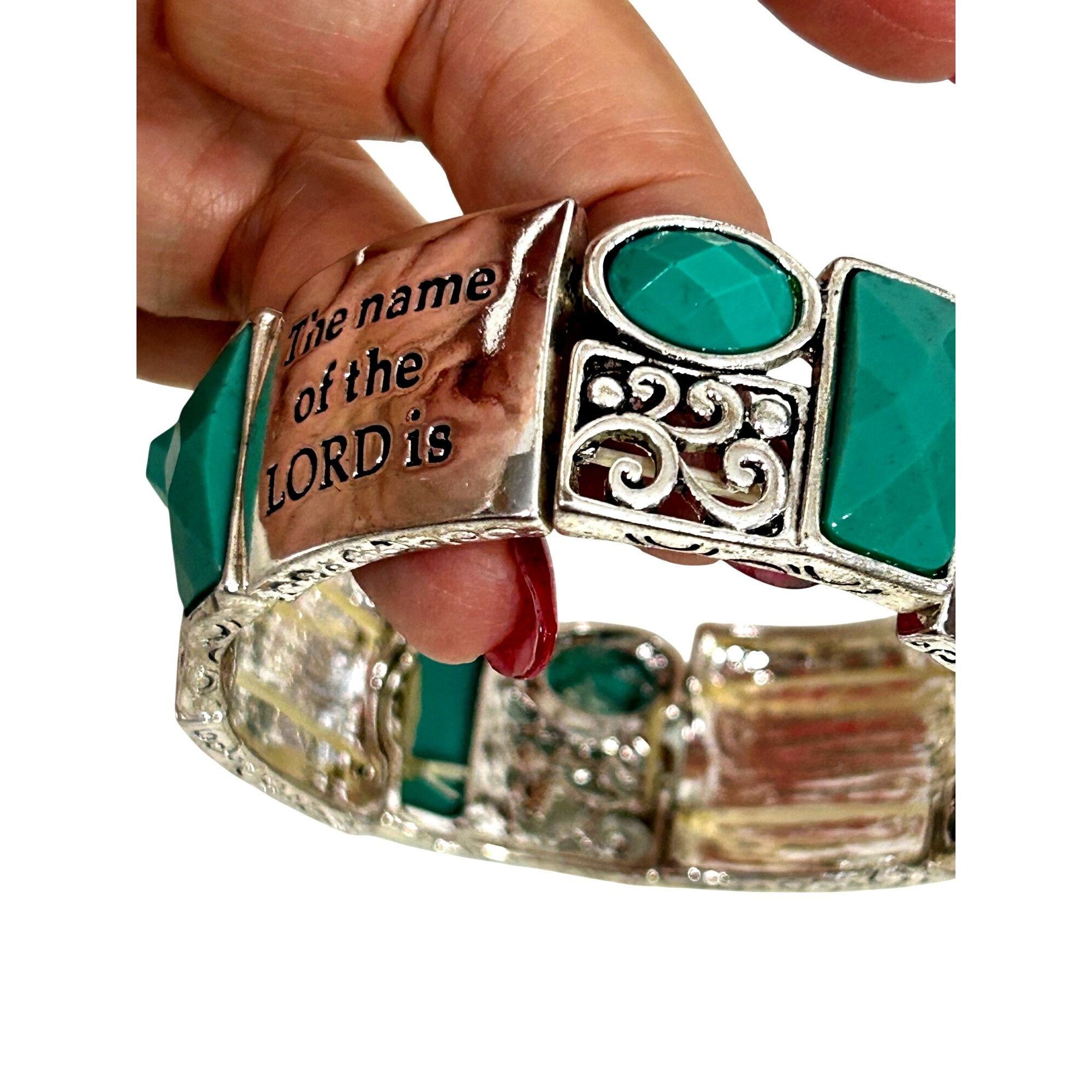 Other Christian Inspiration Bracelet Strong Tower Proverb Silver T Size ONE SIZE - 9 Thumbnail