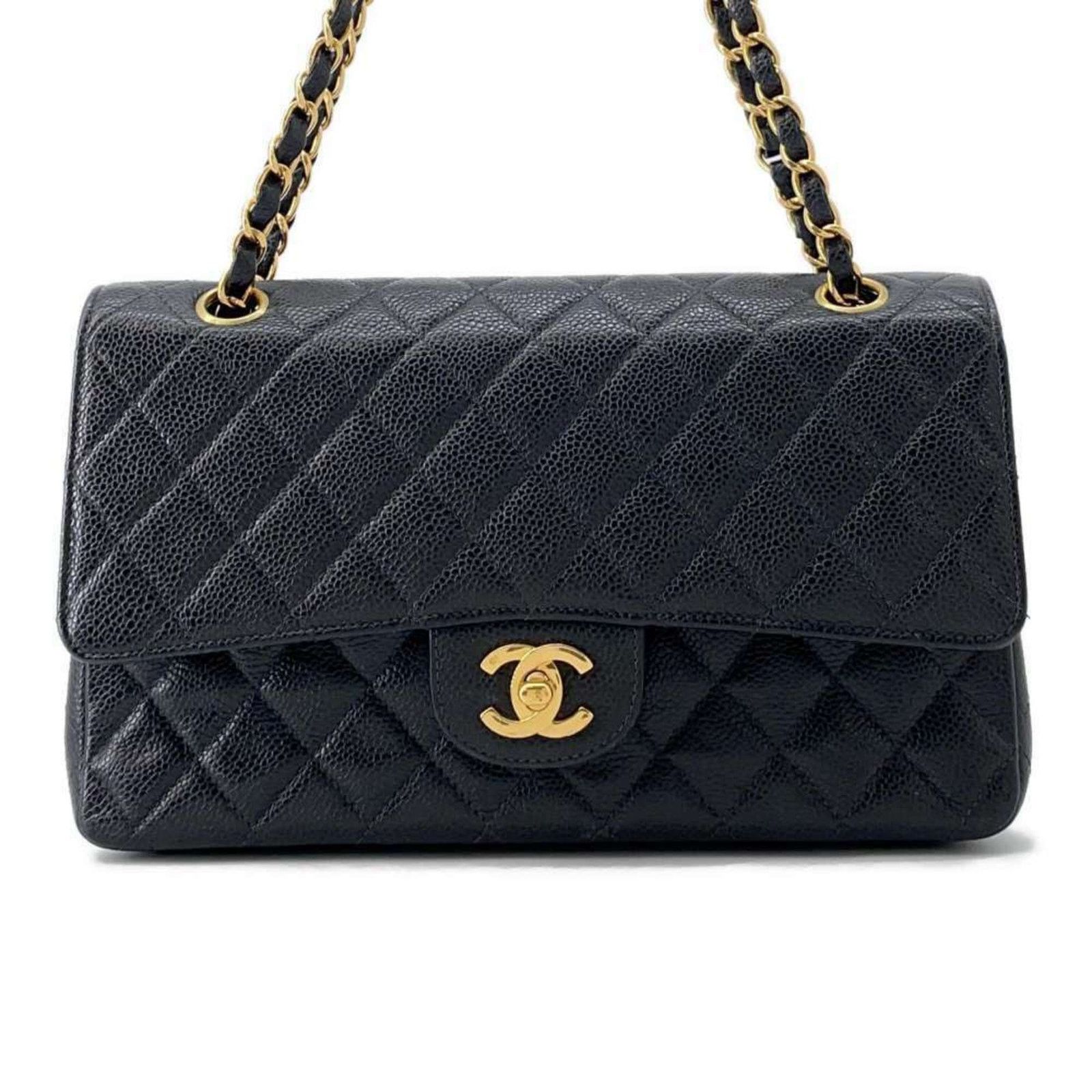 Chanel Black Leather Timeless
