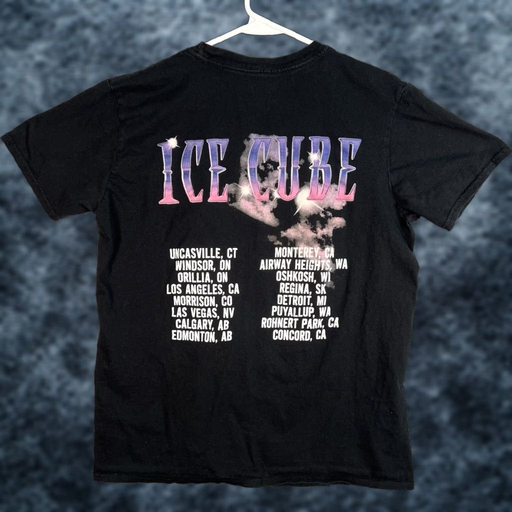 Vintage Ice Cube Tour Promo T-Shirt Adult Small Black Mens Shirt Size US S / EU 44-46 / 1 - 1 Thumbnail