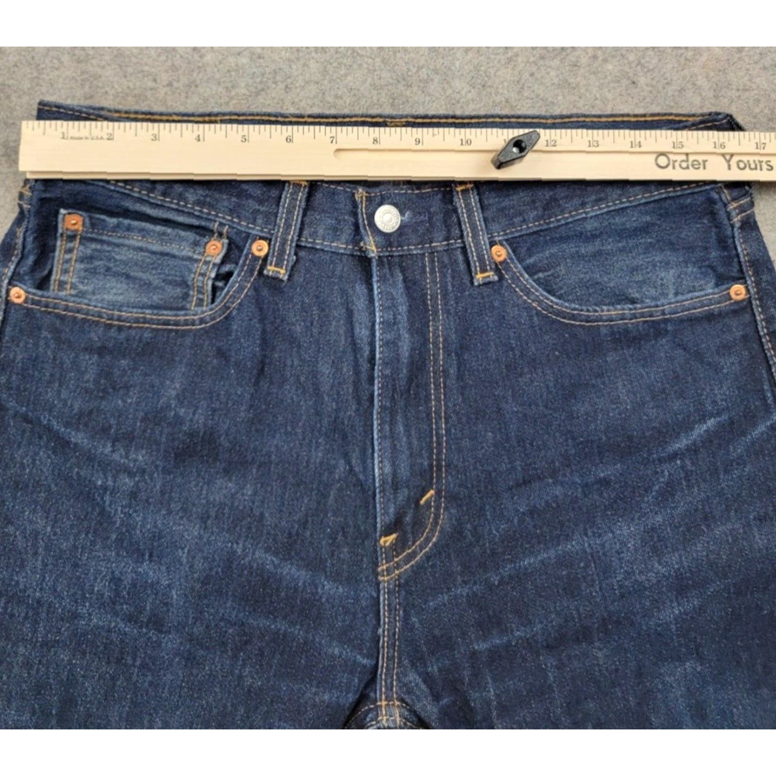 Levi's Levi's 505 Jeans Men 34x34 Dark Wash Straight Size 34 Regular Denim 5-Pocket USA 90s City Classic Size US 34 / EU 50 - 6 Thumbnail