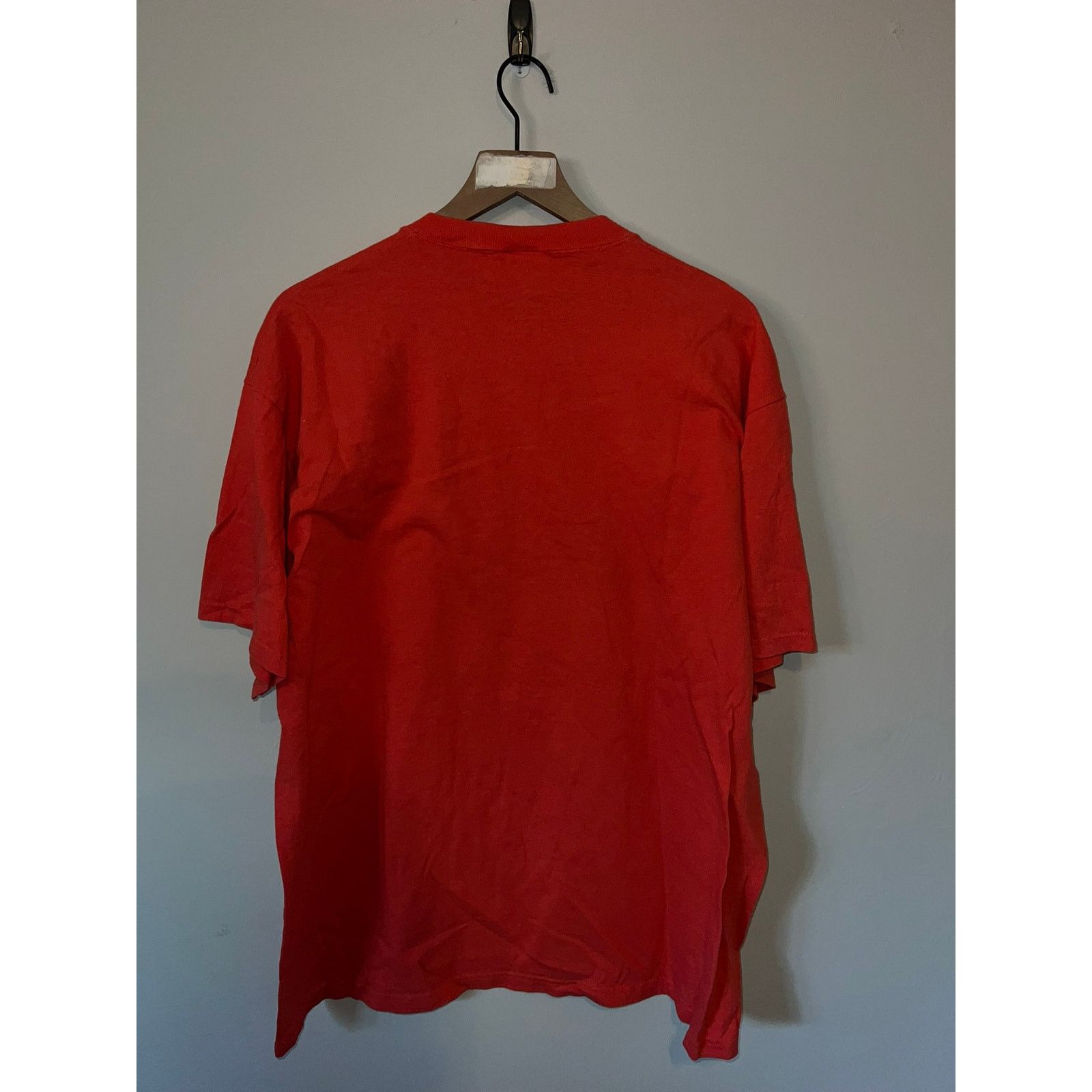 Lee Vintage Red Blank Shirt Sturdy Tees Lee Tee VTG 90s Large Size US L / EU 52-54 / 3 - 6 Thumbnail