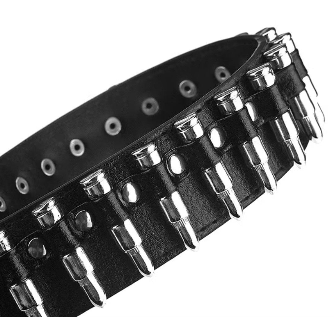 PPFM 💥Bullet punk rock Streetwear pu belt Size ONE SIZE - 3 Thumbnail