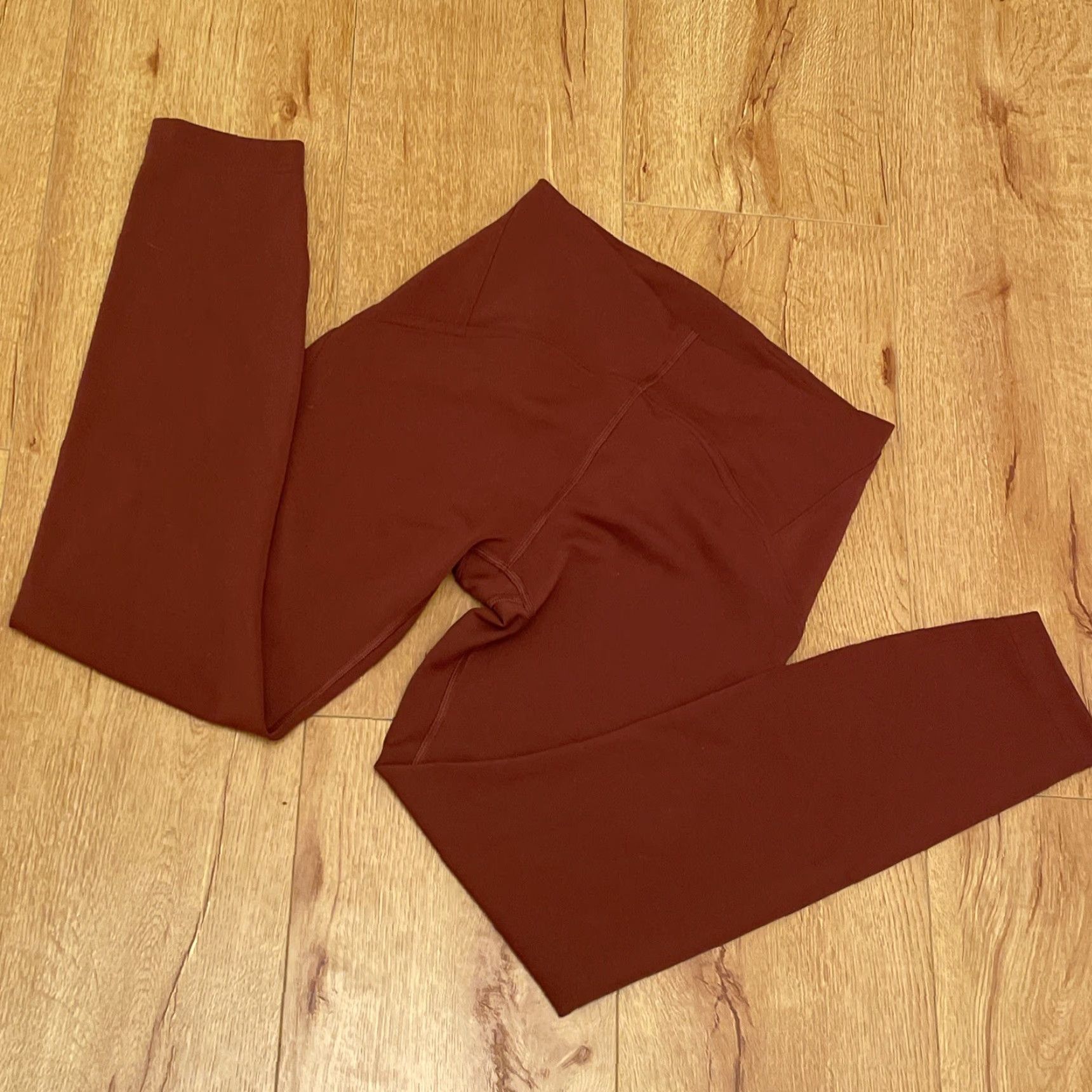 Lululemon Lululemon Instill High-Rise Tight Leggings, Size 6, 25" Copper Brown Excellent Size 28" / US 6 / IT 42 - 4 Thumbnail