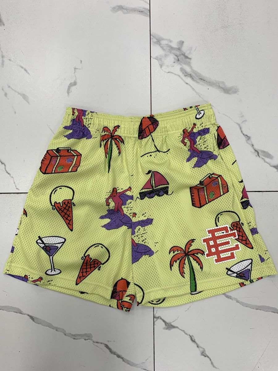Eric Emanuel Eric Emanuel EE basic shorts “Surf Yellow” Size US 34 / EU 50 - 1 Thumbnail